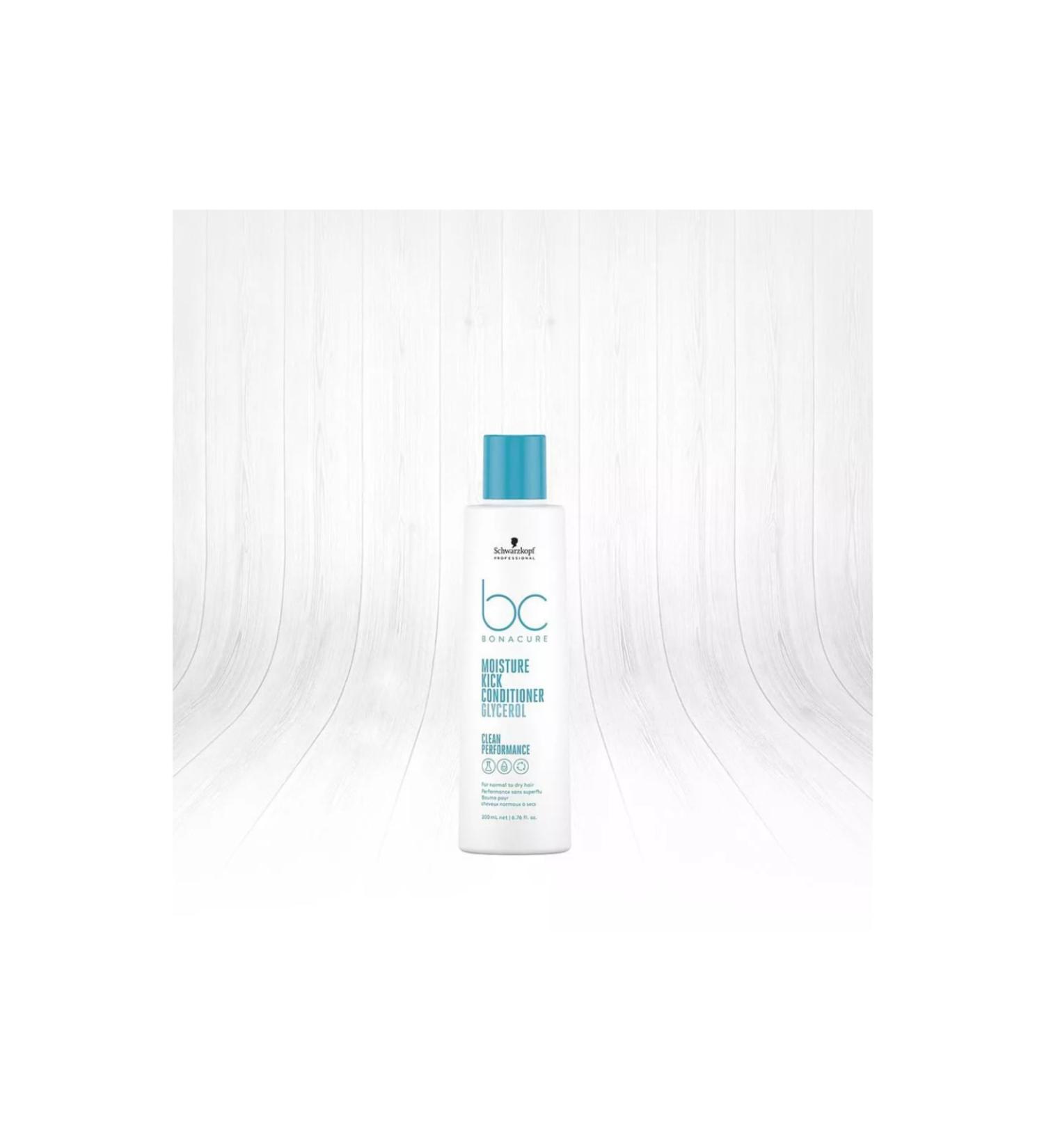 Schwarzkopf Bc Bonacure Moisture Kick Glycerol Moisturizing Sulfate-Free Conditioner 200 Ml - Buy Online on GoSupps.com