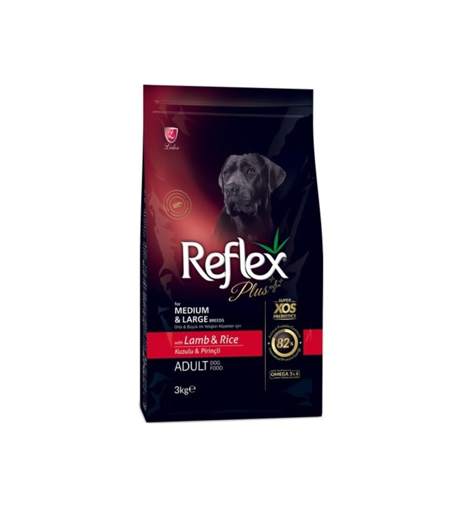 Reflex Plus Medium & Large Breed Lamb & Rice Adult Dog Food 3 Kg