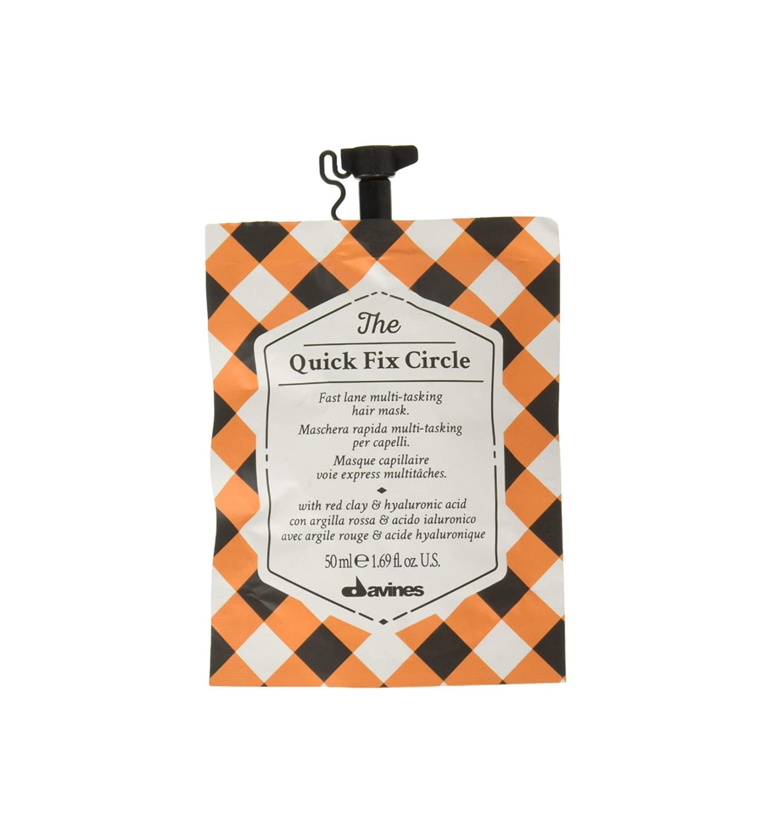 Davines The Quick Fix Circle Moisturizing And Detangler Vegan Hair Mask 50 Ml.