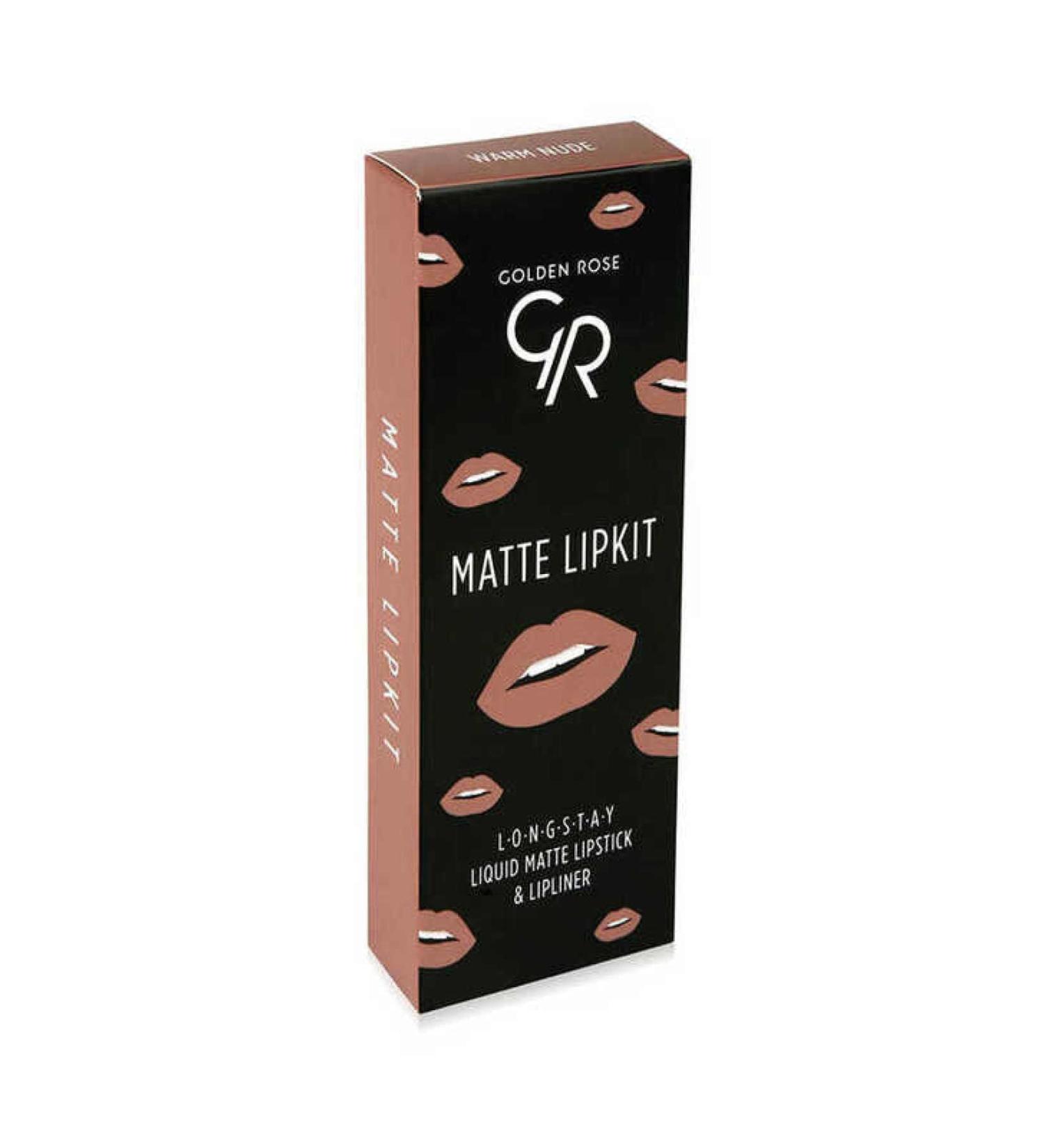 Golden Rose Matte Lip Kit Wrn
