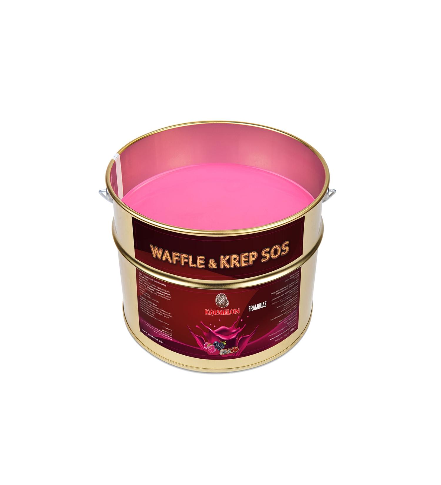 KARMELON Waffle Sauce Raspberry 10 Kg.