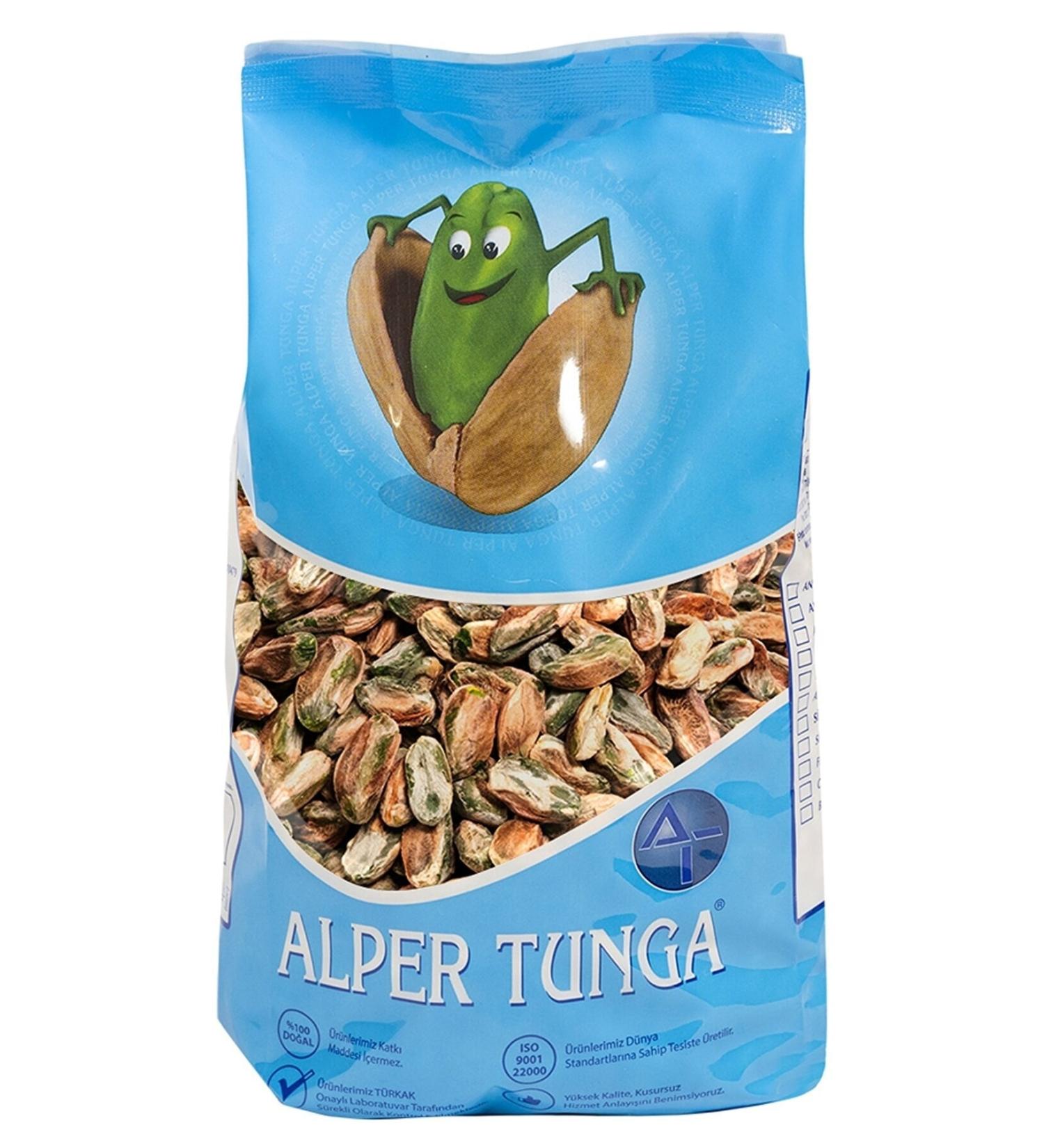 Alper Tunga Pistachio Kernels Gray Super Green 1000 gr - Buy Online on GoSupps.com
