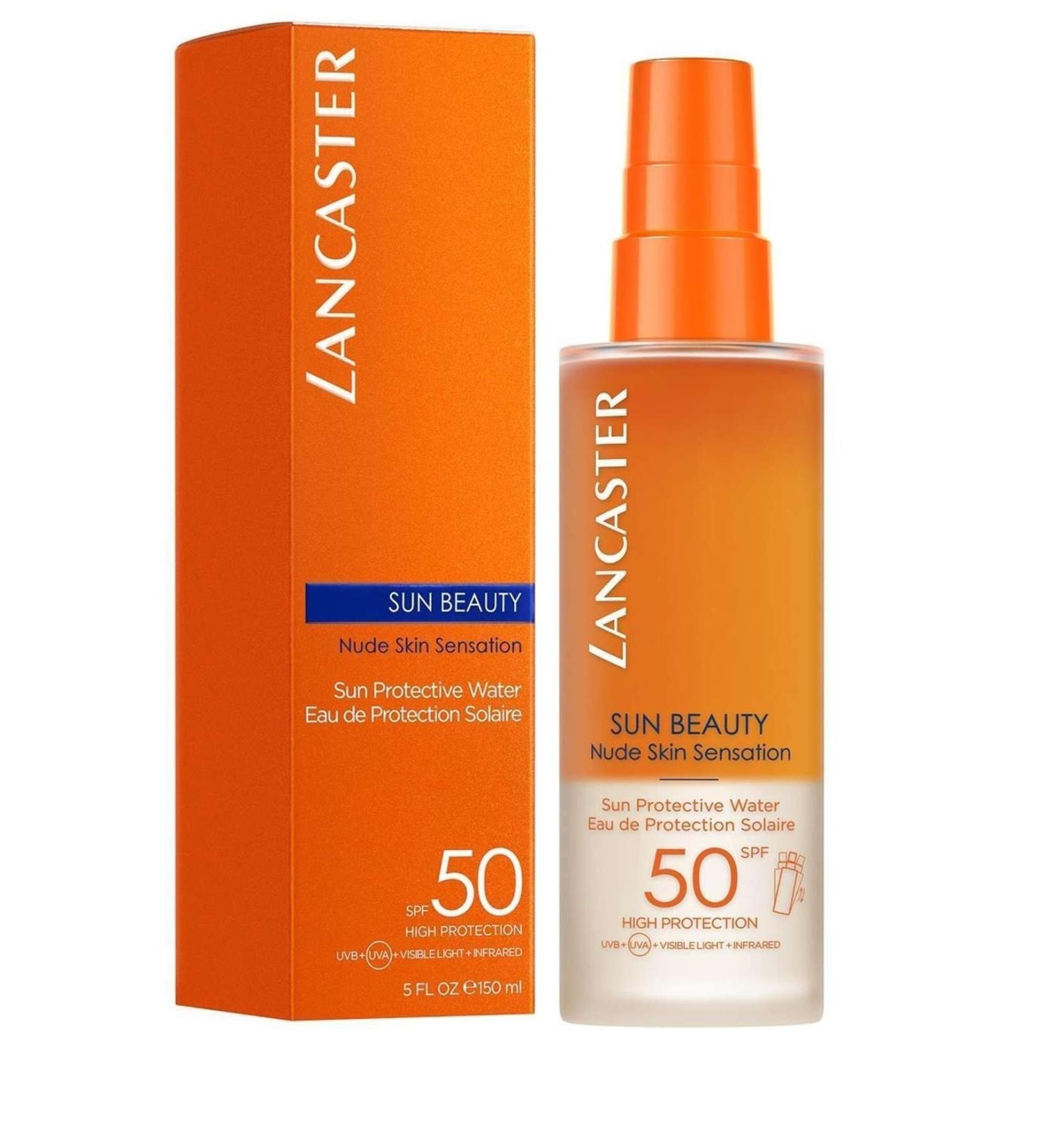 Lancaster Md.beauty Sun Beauty Sun Protective Water Spf50 150 Ml*/+