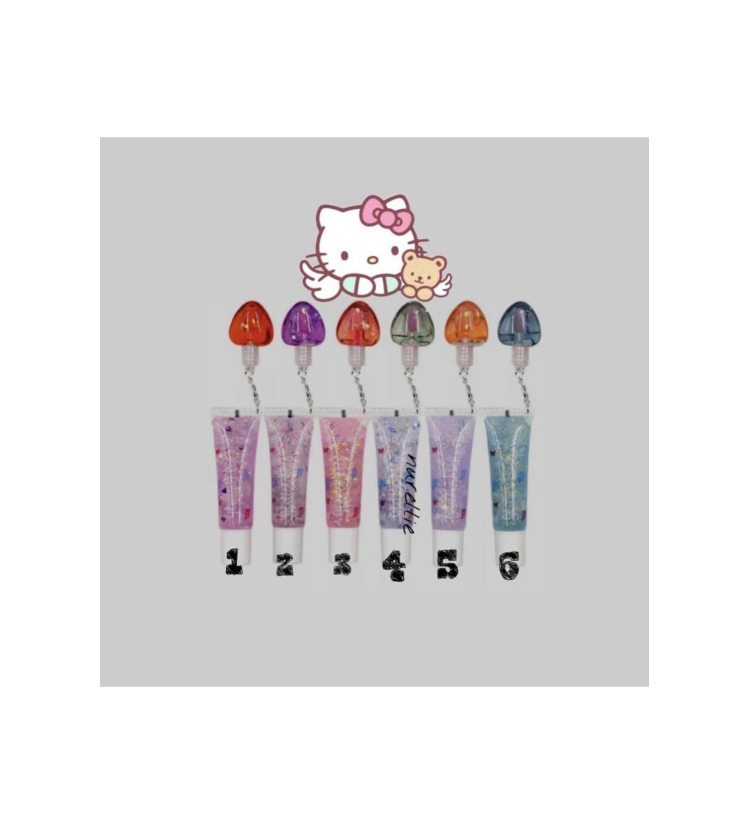 Zetmoda Heart Lip Gloss 6 Pieces Lip Gloss Lip Balm Lip Oil Shiny Glitter