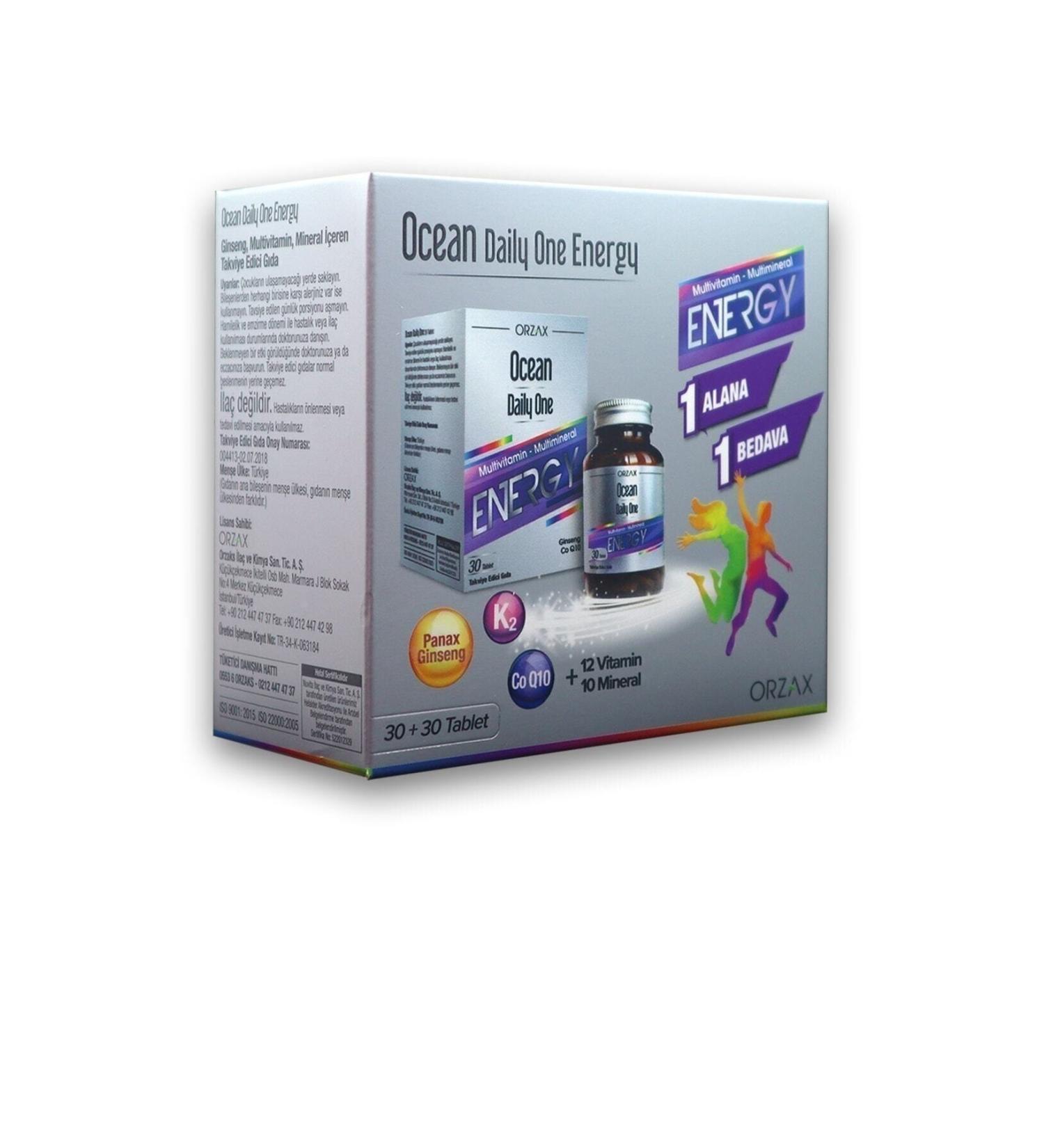 Ocean Daily One Energy 30+30 Tablets