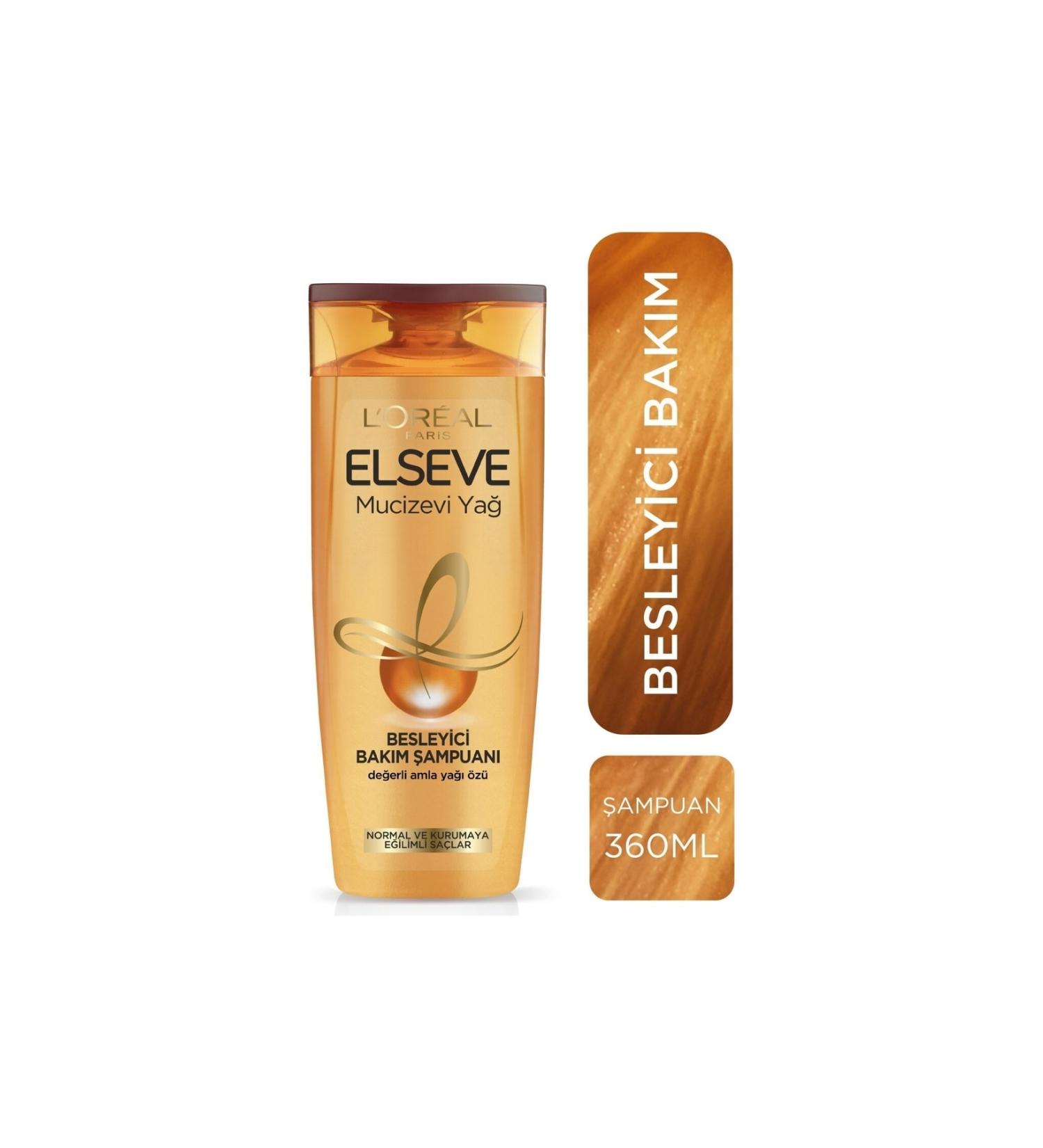 Elseve L'or al Paris Miraculous Oil Nourishing Care Shampoo 360 Ml - Buy Online on GoSupps.com