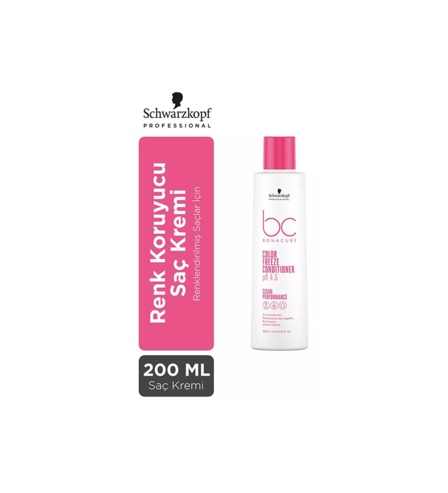 Schwarzkopf Bc Bonacure Color Freeze Ph 4.5 Color Protecting Vegan Hair Conditioner 200 Ml