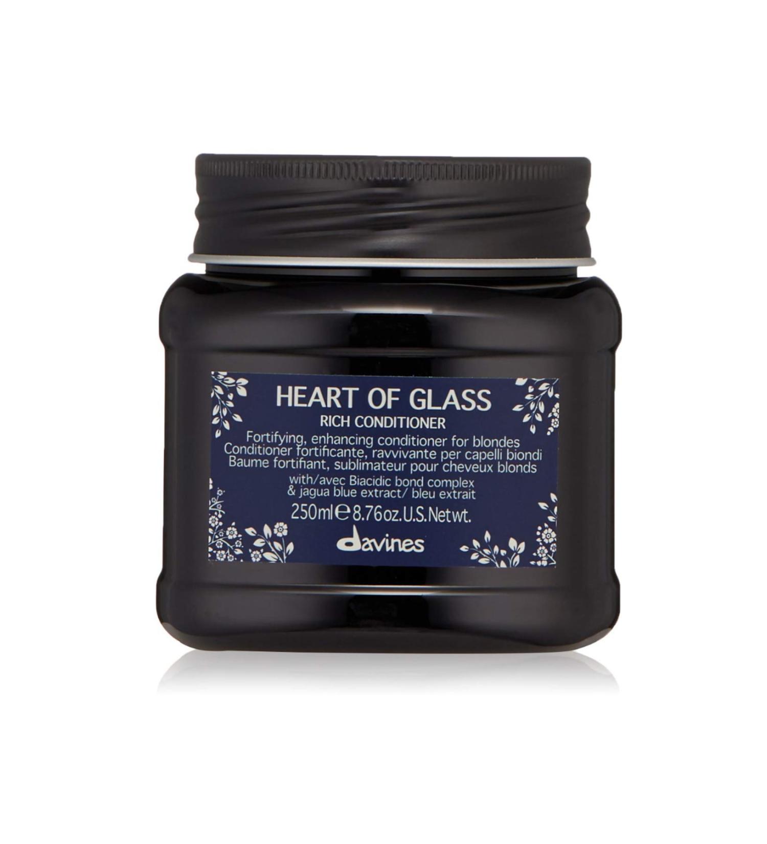 Davines Heart Of Glass Color Protecting Conditioner for Blondes and Light Hair 250 Ml.