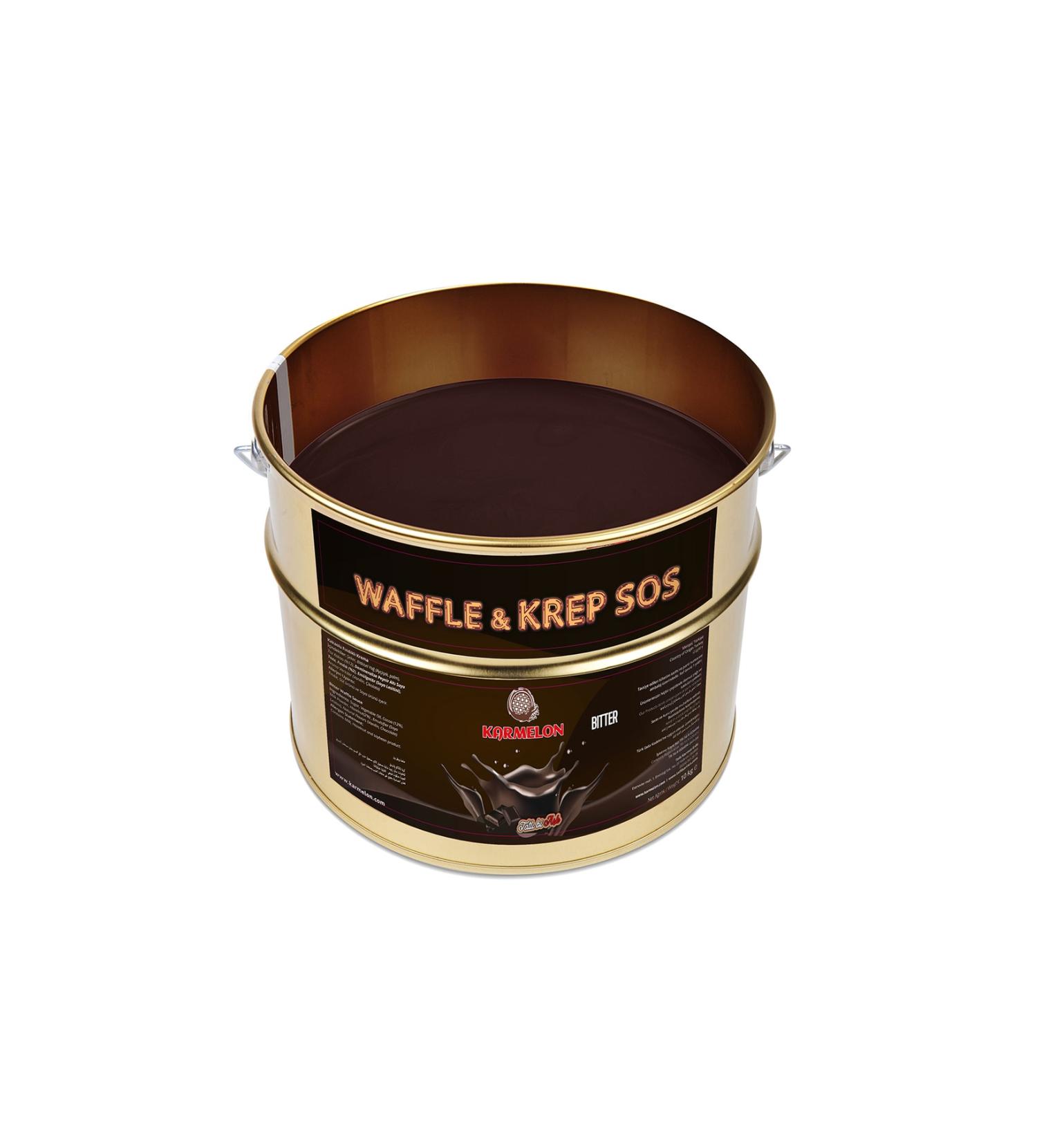 KARMELON Waffle Sauce Bitter 10 Kg.