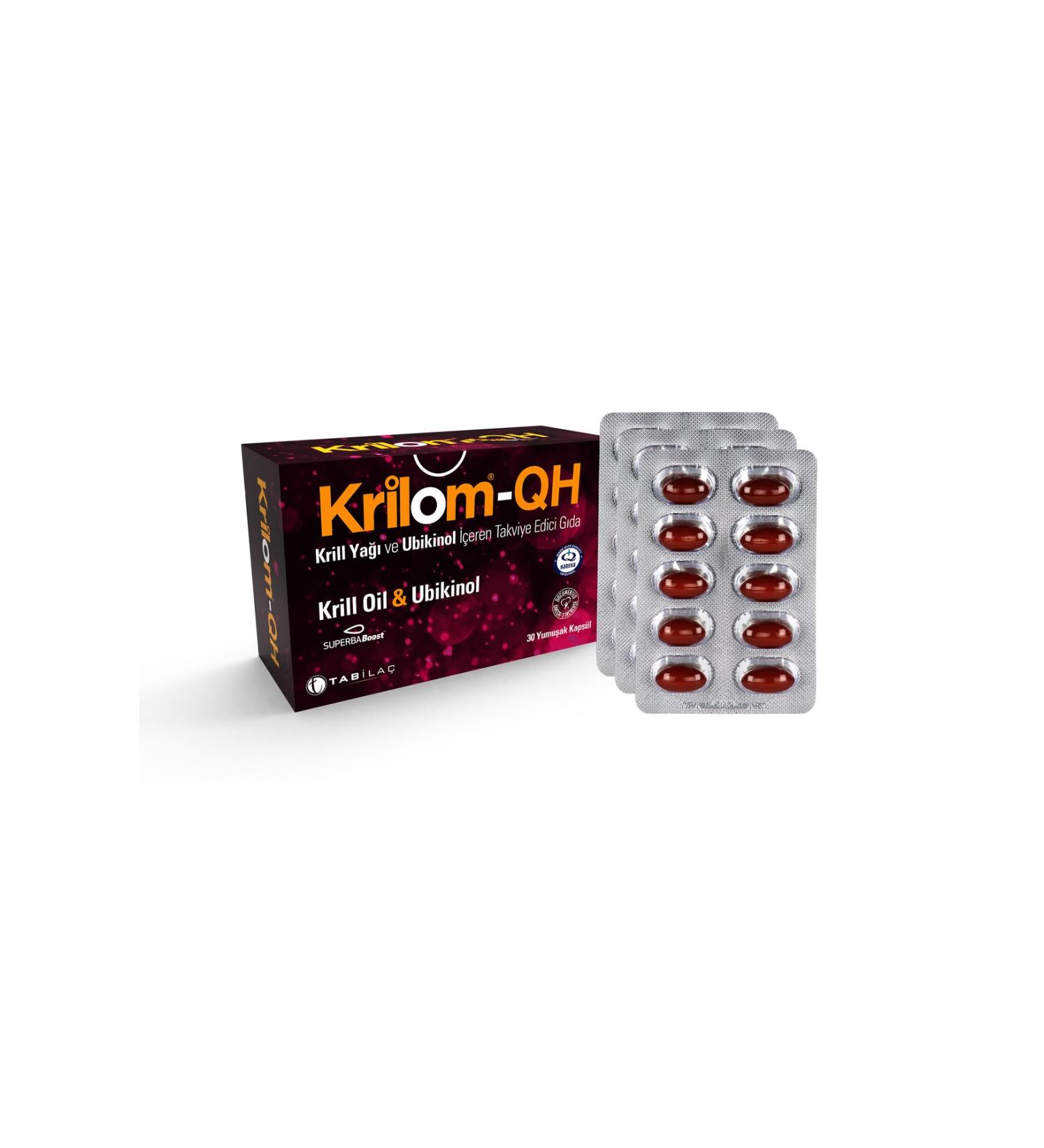 Tab la Tab Krilom Qh 30 Softgels