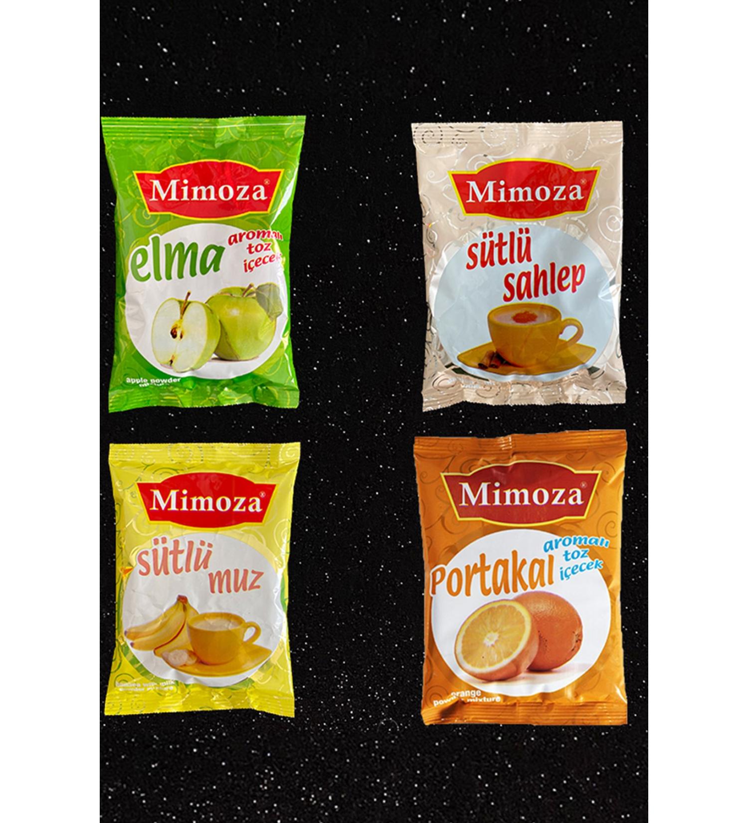 Mimosa Flu Tea Orange Apple Tea Milk Banana and Salep Flavored Hot Milk Shake Winter Tea Pack of 4 900 Gr. - Buy Online on GoSupps.com