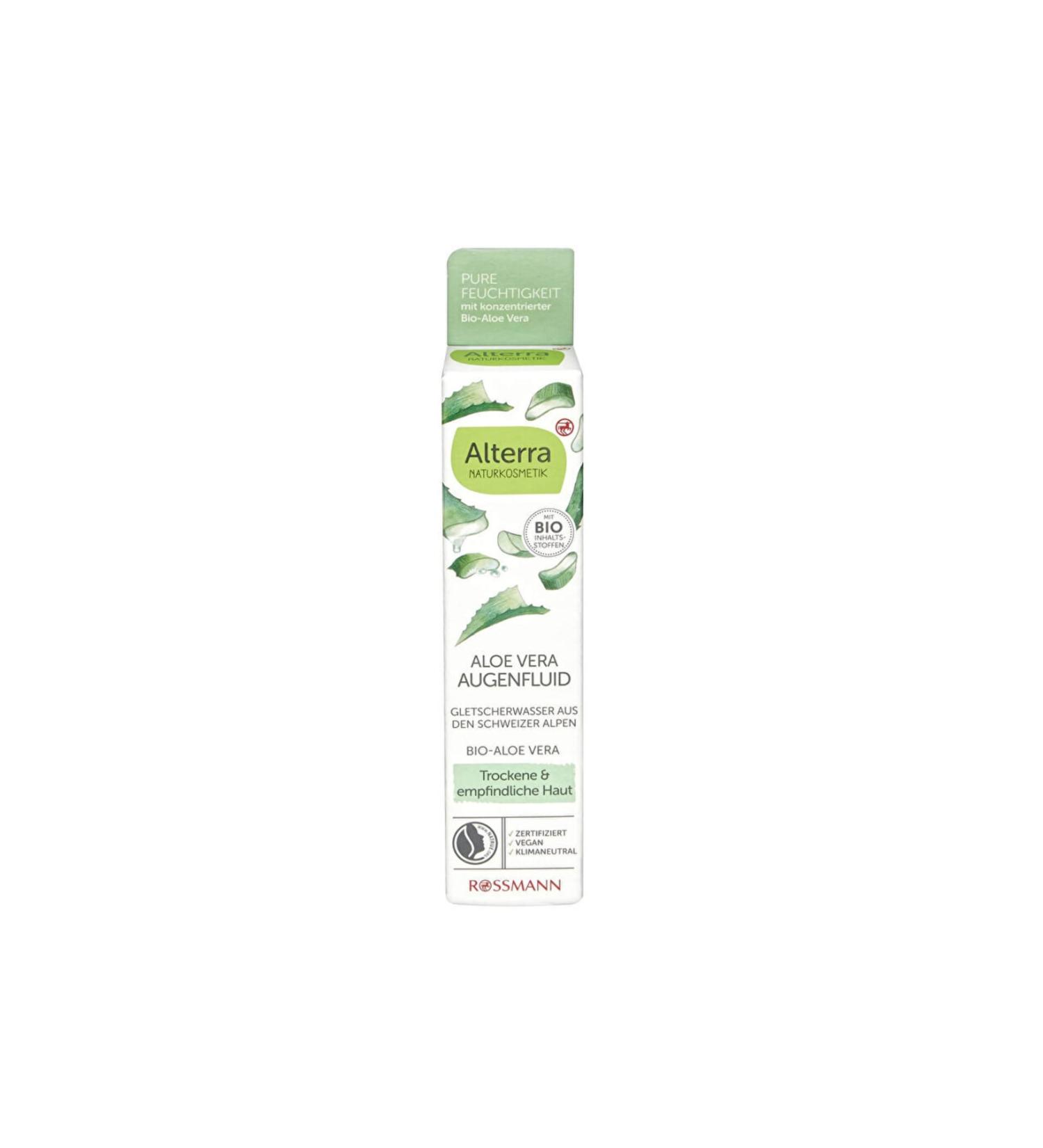 Alterra Eye Contour Gel - Organic Aloe Vera & Glacier Water - 15 ml