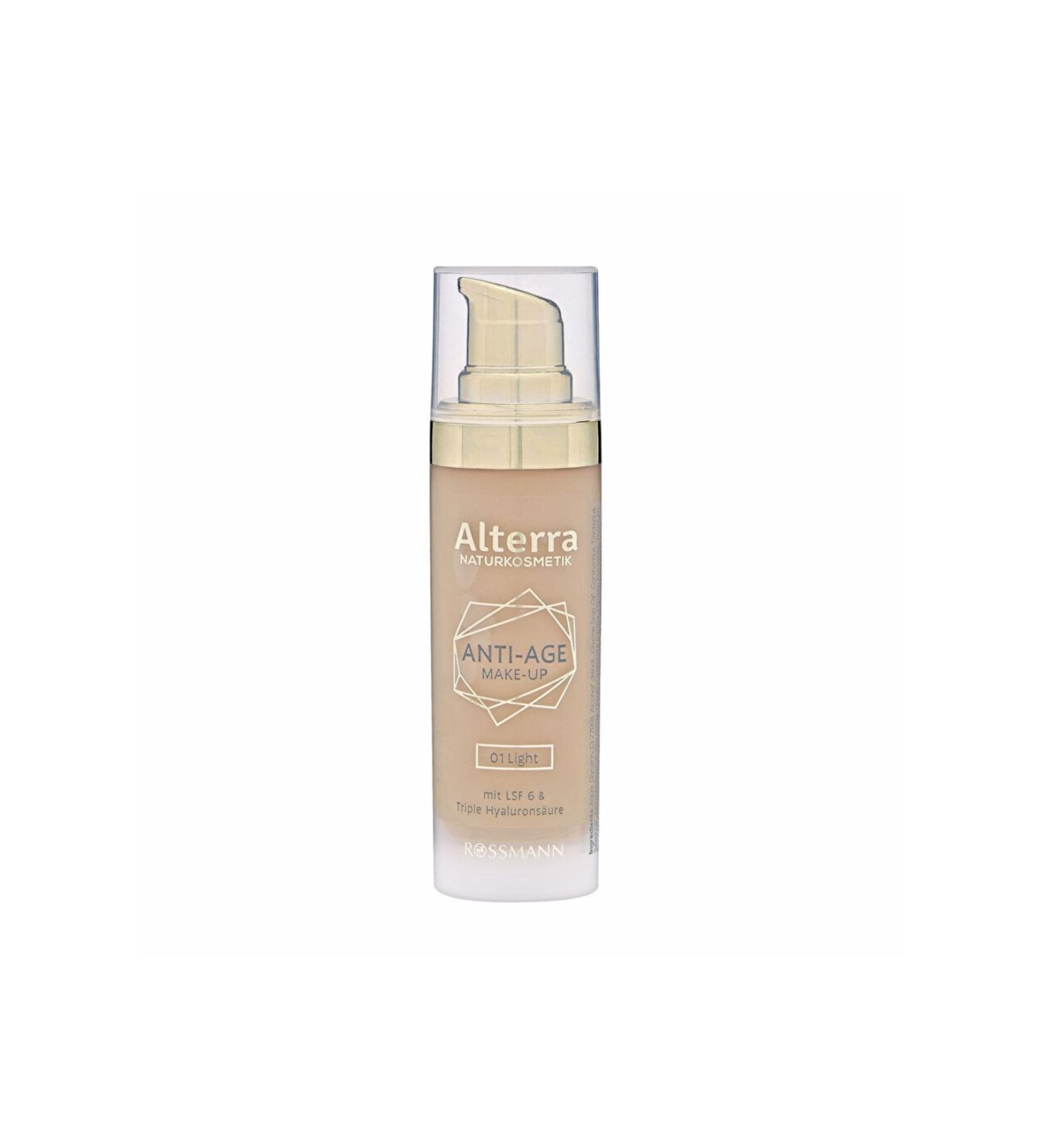 Alterra Sunscreen Anti-Aging Foundation No.01 Light 1 piece - Buy Online on GoSupps.com