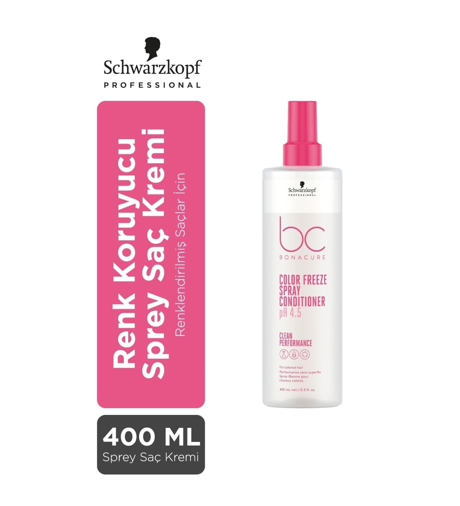 Schwarzkopf Bc Clean Color Protection Spray Conditioner 400ml