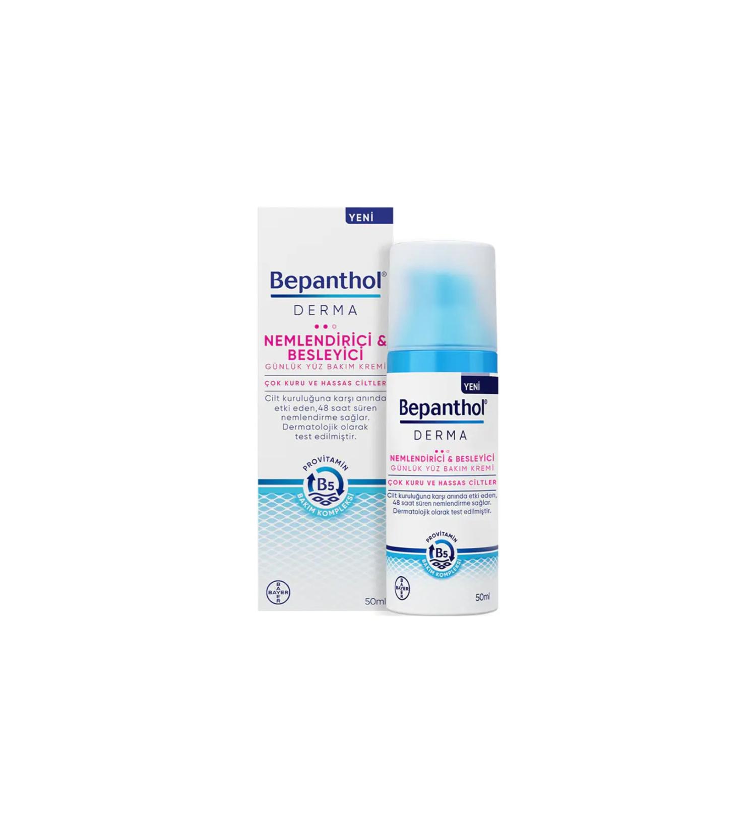 Bepanthol Derma Moisturizing and Nourishing Daily Face Care Cream 50ml