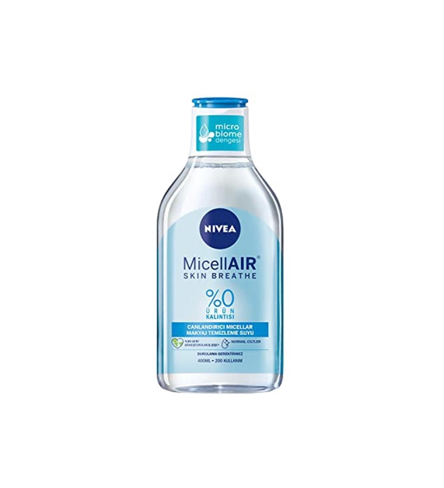 NIVEA Refreshing Micellar Make-Up Remover Water Normal Skin (400ml) Face Cleansing Effective Make-Up - Buy Online on GoSupps.com