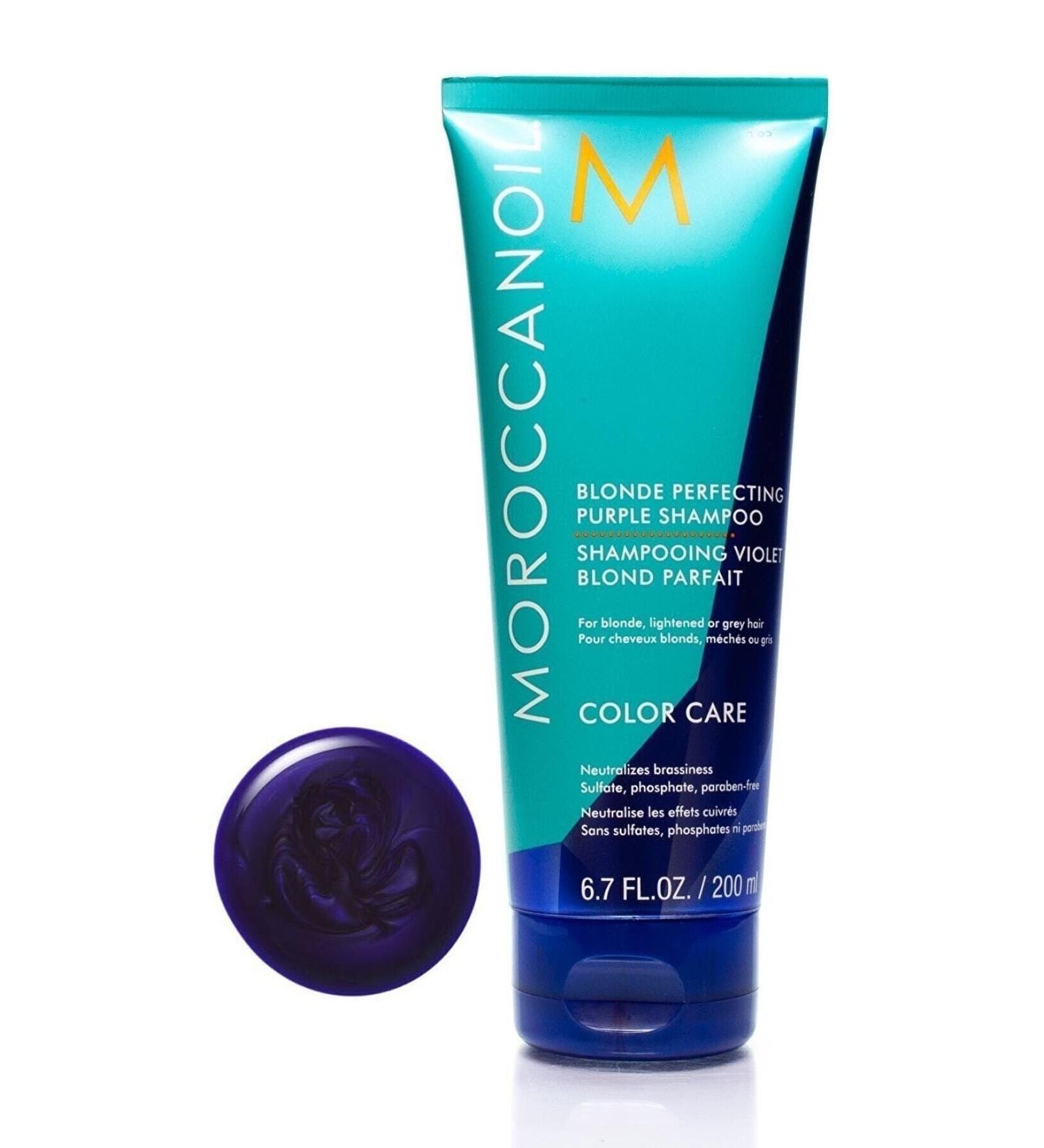 Moroccanoil Super Purple Shampoo for Blonde Grey and White Hair 200ml