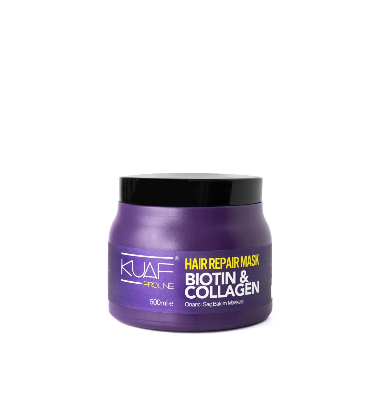Kuaf Repairing and Regenerating Biotin & Collagen Hair Mask 500 Ml