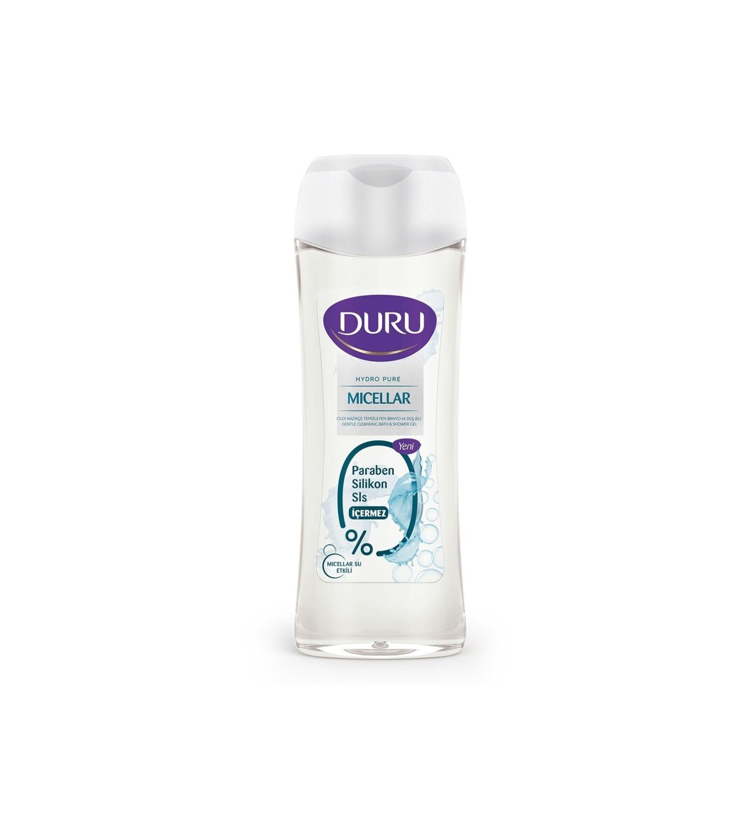 Duru Brand: Hydro Pure Micellar Shower Gel 450 Ml Category: Shower Gel - Buy Online on GoSupps.com