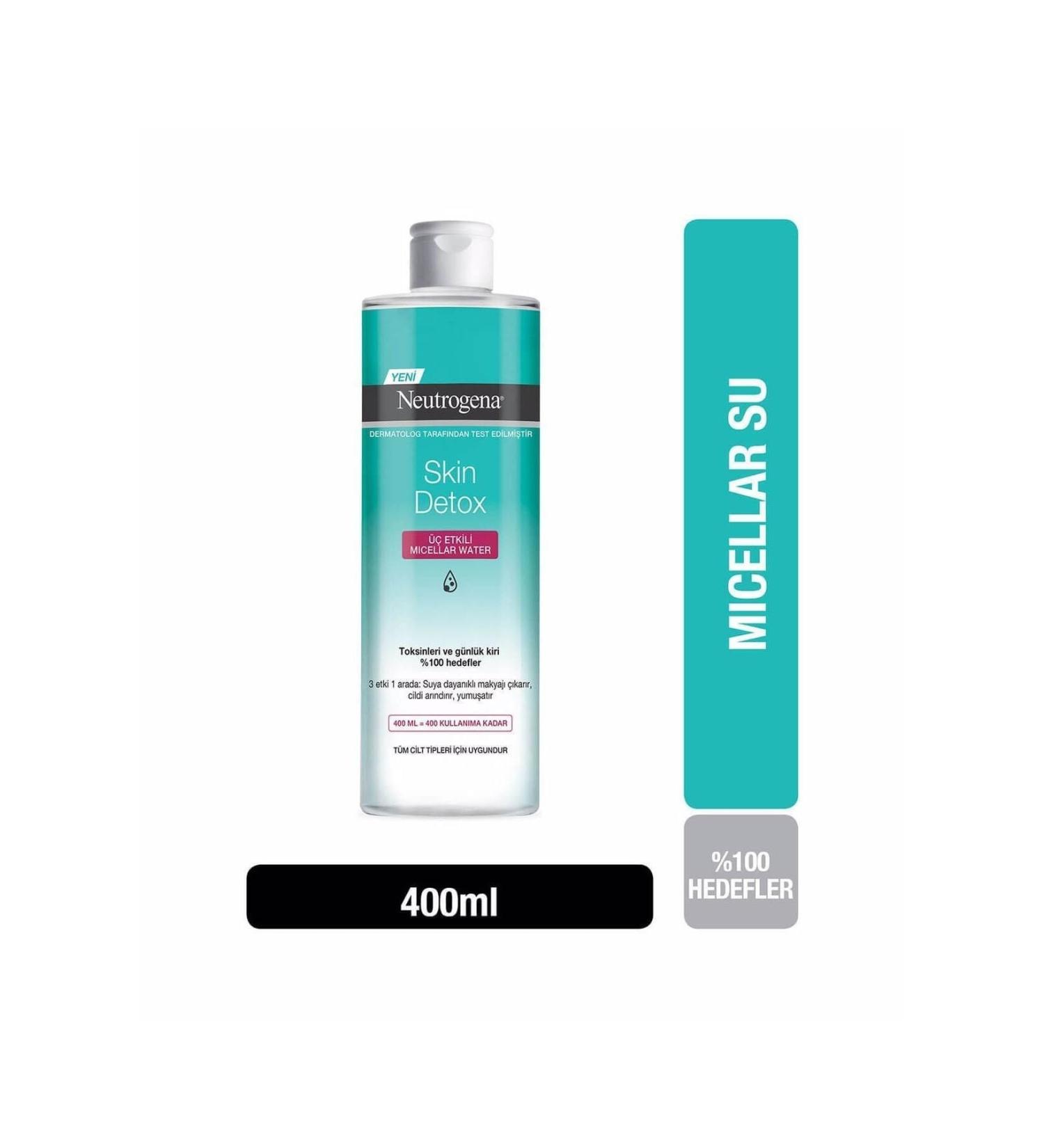 Neutrogena Make-Up Remover Water - Hydro Boost Triple Action Micellar - 400 ml