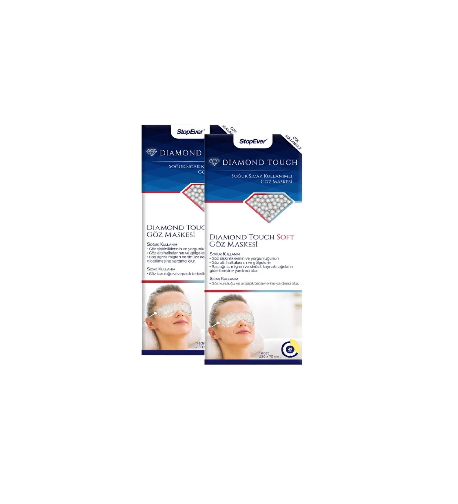 StopEver S Diamond Touch Soft - Eye Mask - 2 Pieces - Buy Online on GoSupps.com