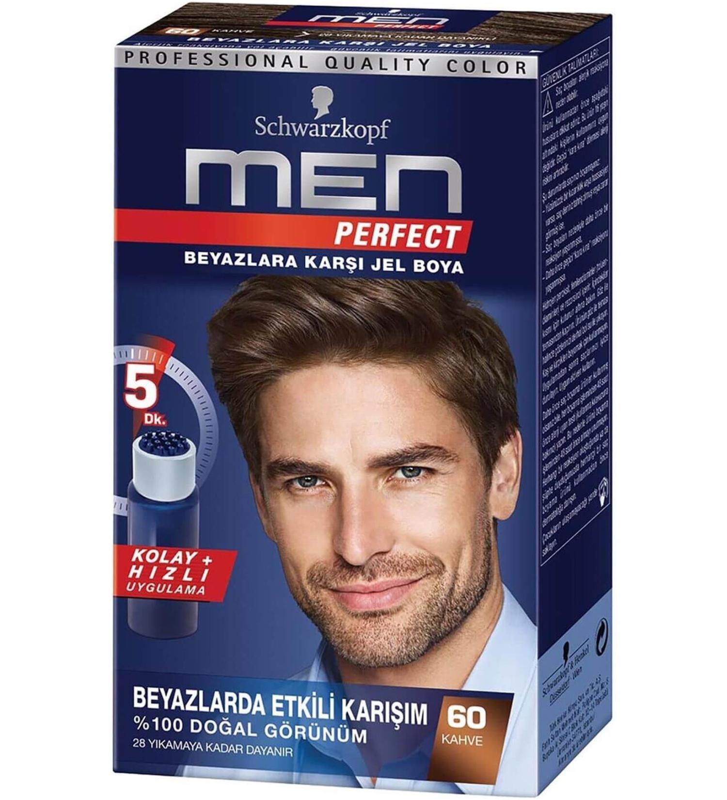 Schwarzkopf Brand: Men Perfect Hair Dye Brown 60 50 Ml Category: Hair Dye