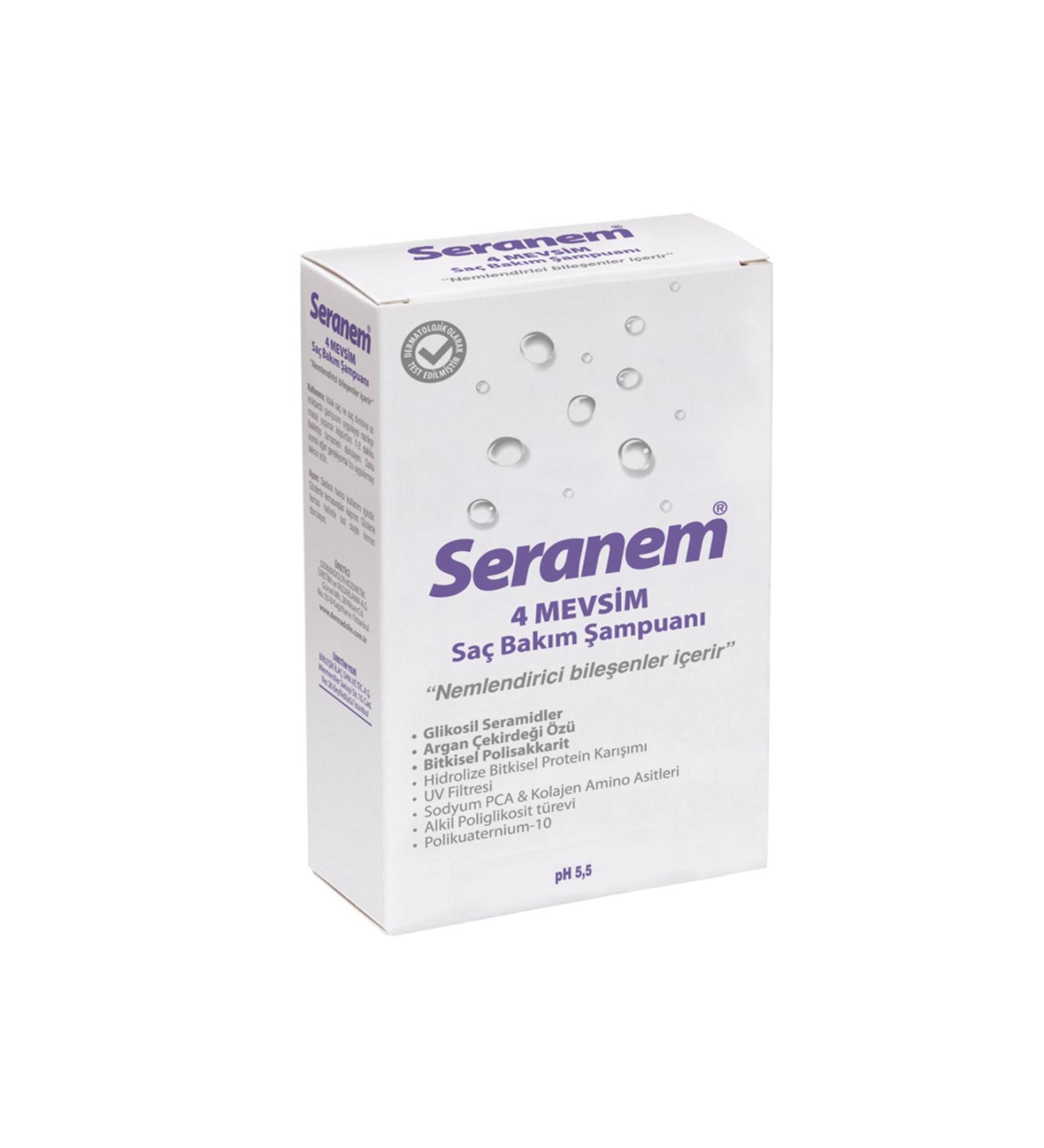 Seranem 4 Seasons Hair Care Shampoo 300 Ml