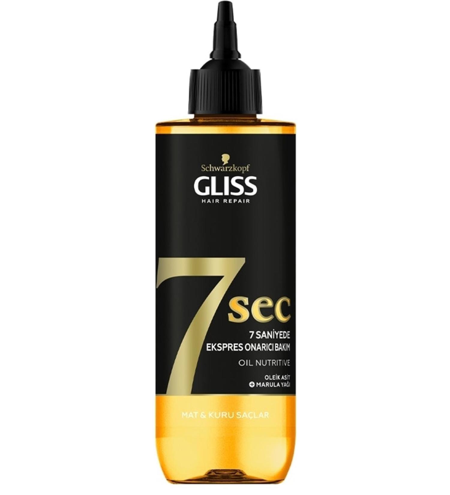 Gliss 7 Sec - 7 Seconds Express Nourishing Liquid Cream 200 Ml - Buy Online on GoSupps.com