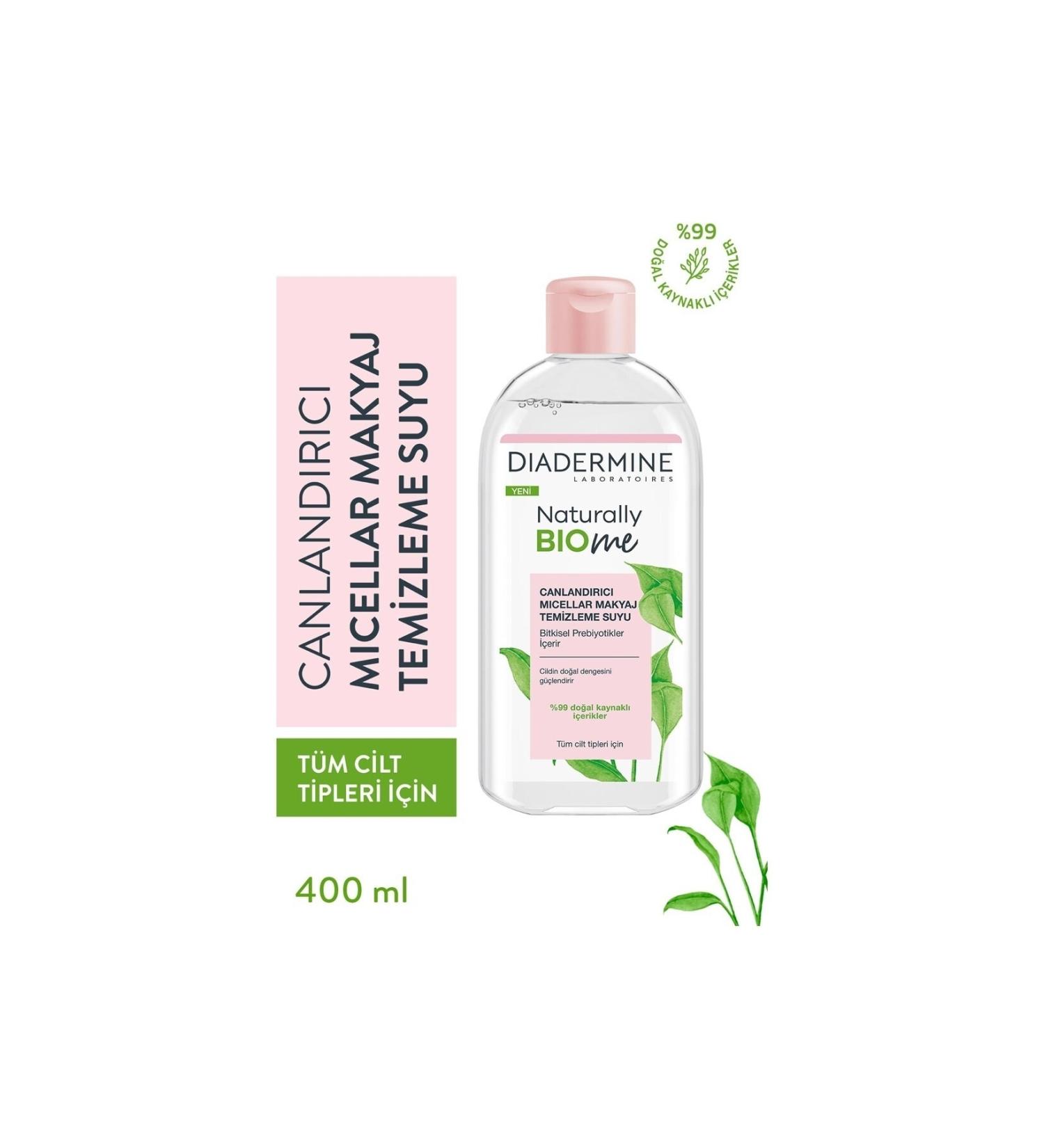 Diadermine Naturally Biome Micellar Make-Up Remover Water 400 Ml