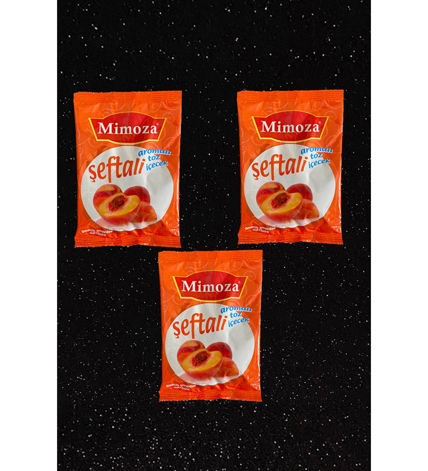 Mimosa Peach Flavored Hot Powder Drink Oralet 3 Pieces 250 gr 150 Cups