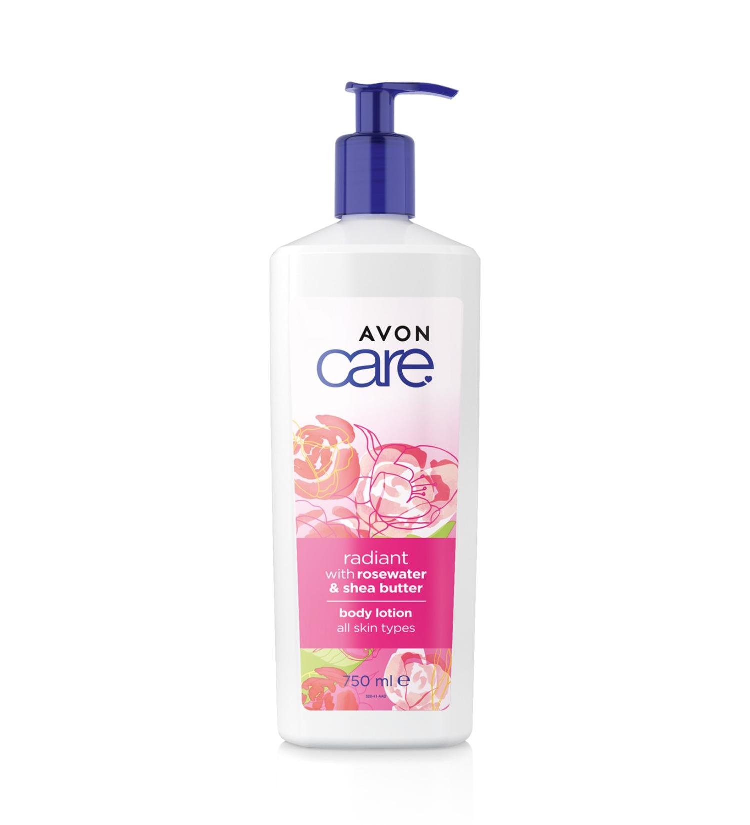 Avon Care Body Lotion with Rose Water and Shea Butter - 750ml.