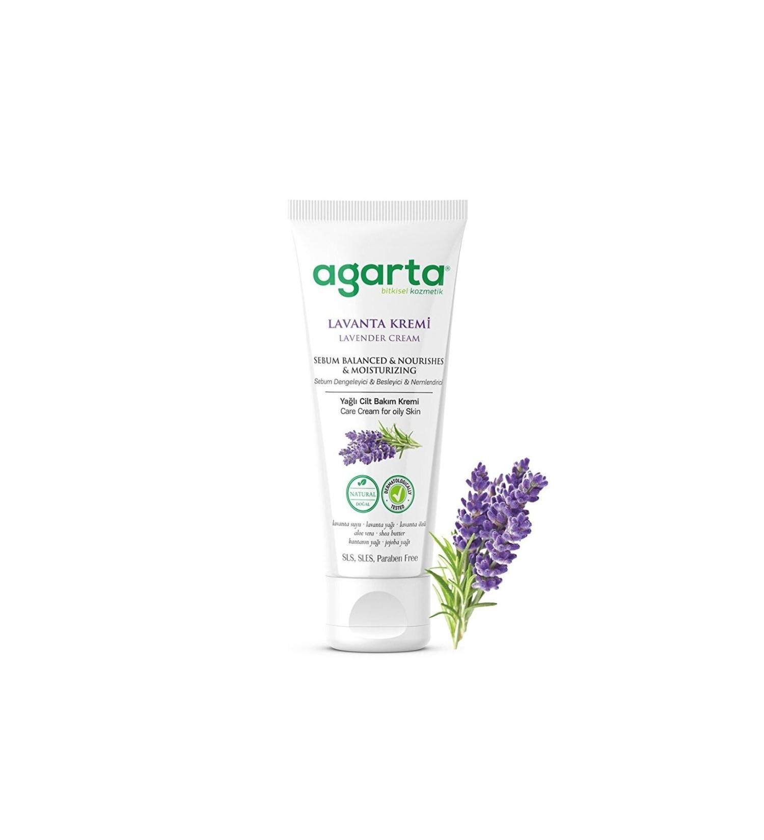 Agarta Nessiworld &100 Natural Skin Care Cream 75 ml Lavender Scented