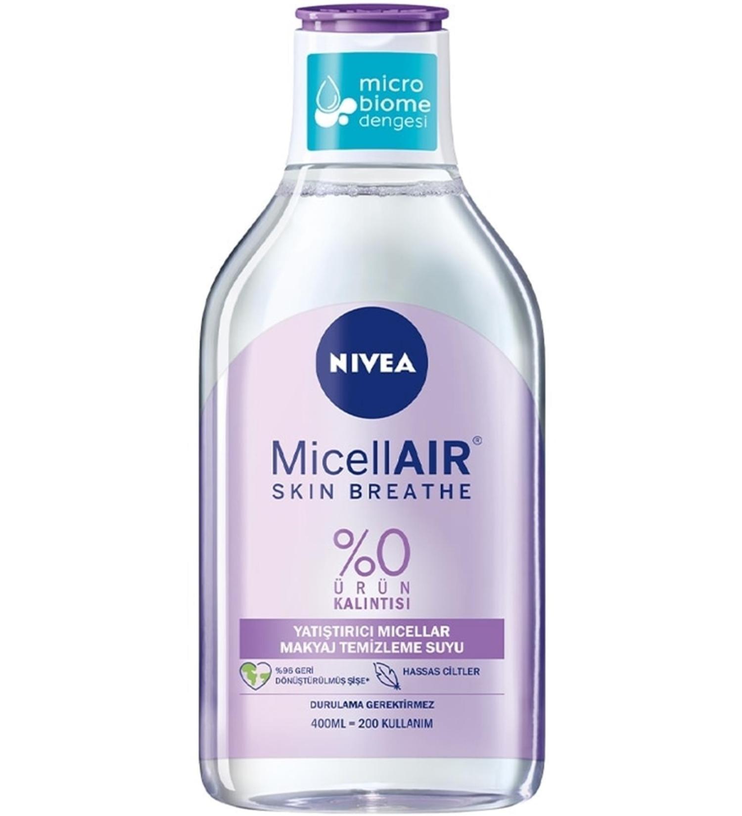 NIVEA Brand: Micellar Make-Up Remover Water Sensitive Skin 400 Ml Category: Make-Up Remover - Buy Online on GoSupps.com