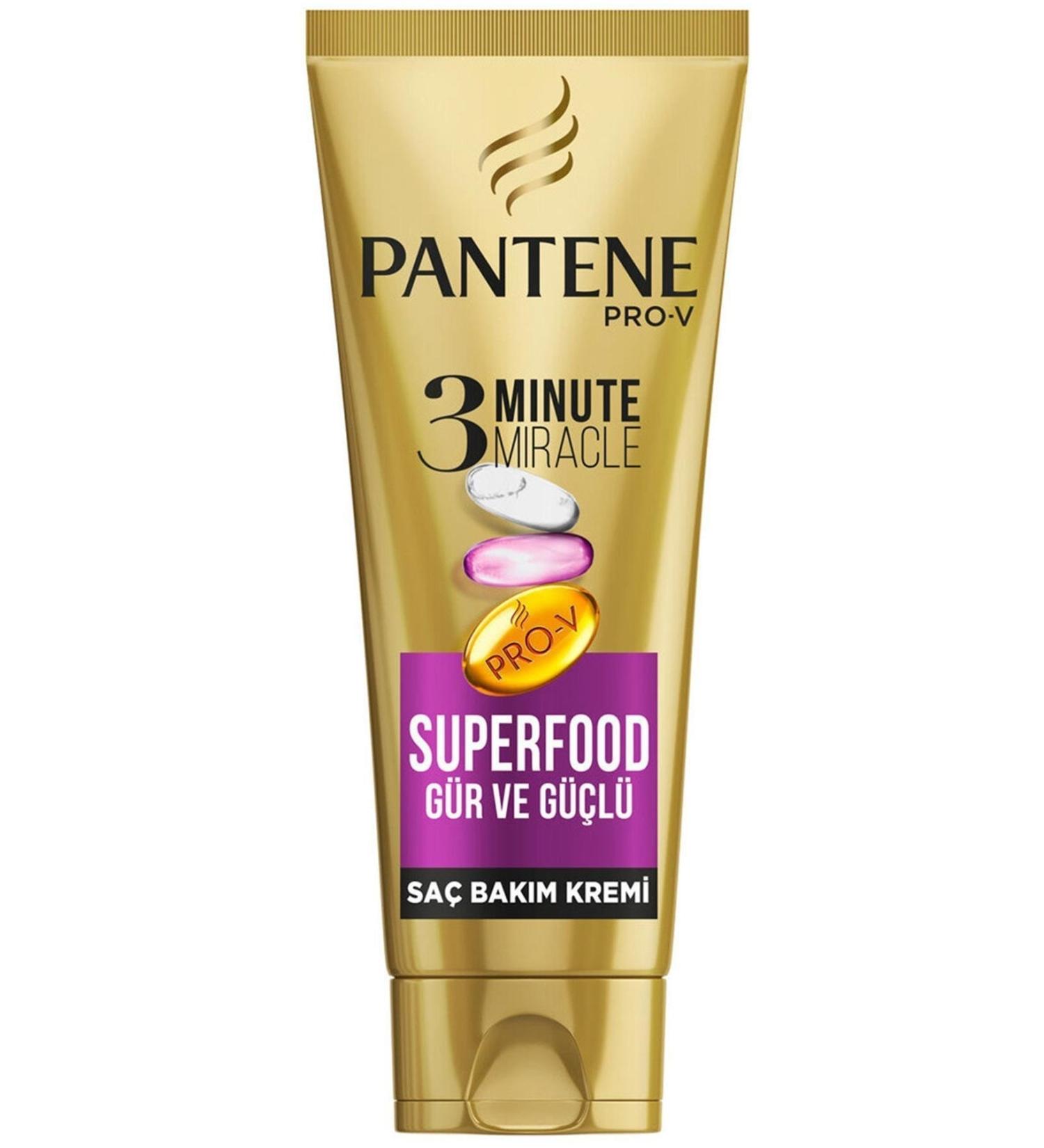 Pantene Brand: Hair Conditioner Pro-v Superfood 3 Minute Miracle 200 Ml Category: Hair Conditioner