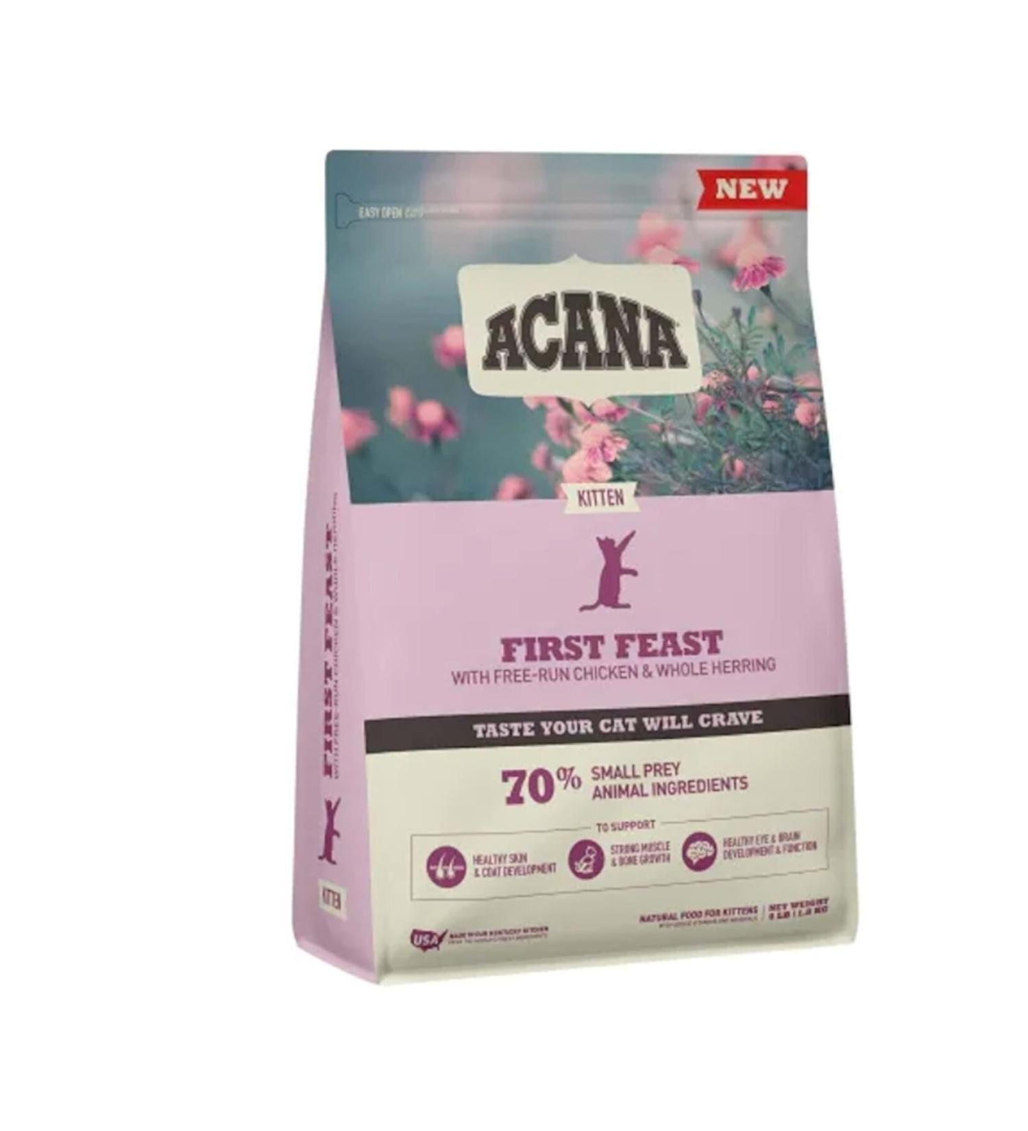 Acana First Feast Kitten Grain-Free Chicken and Herring 1.8 Kg Kitten Dry Cat Food