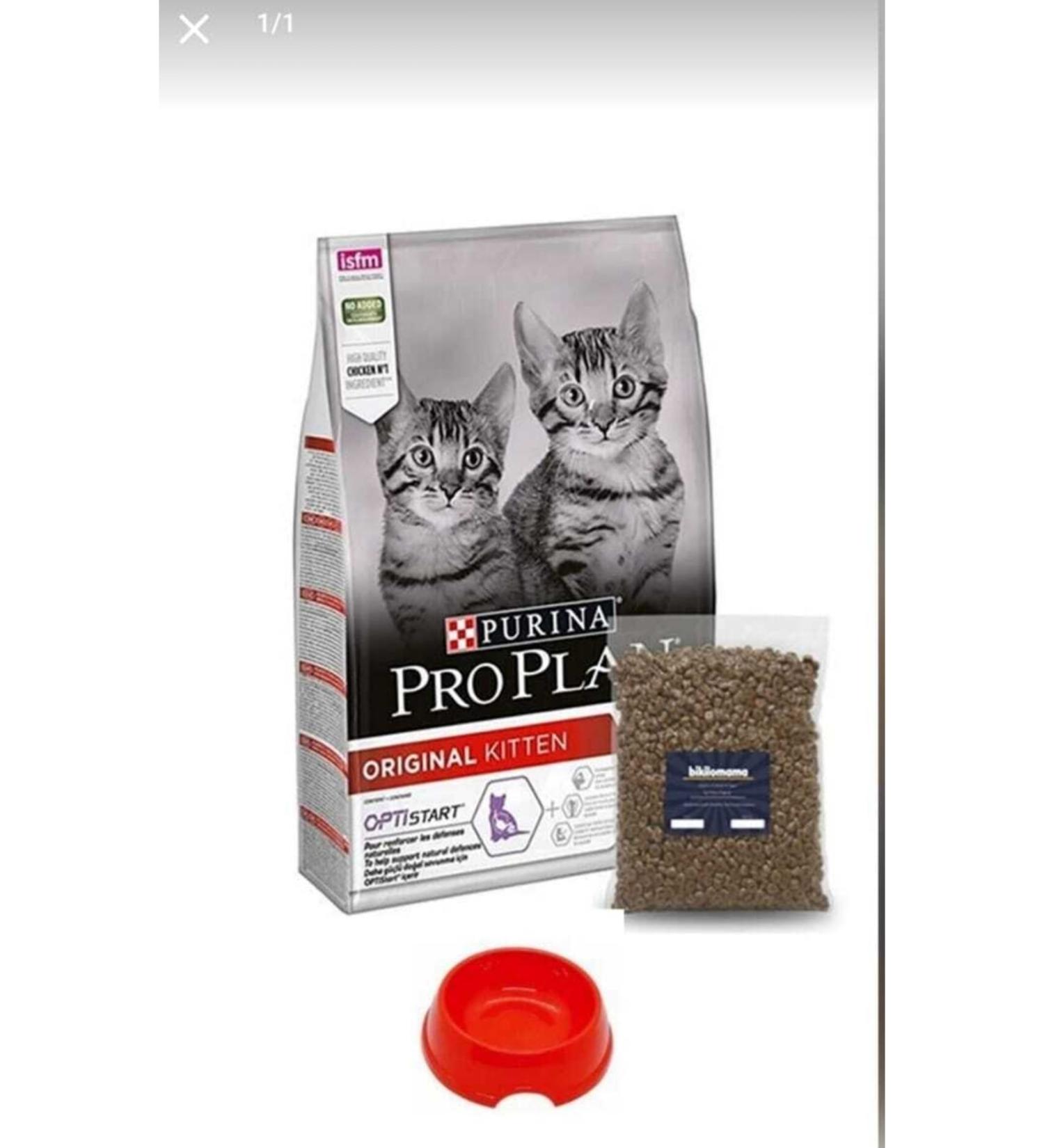 Purina Proplan Kitten Chicken Kitten Cat Food - 1 Kg - Food Bowl