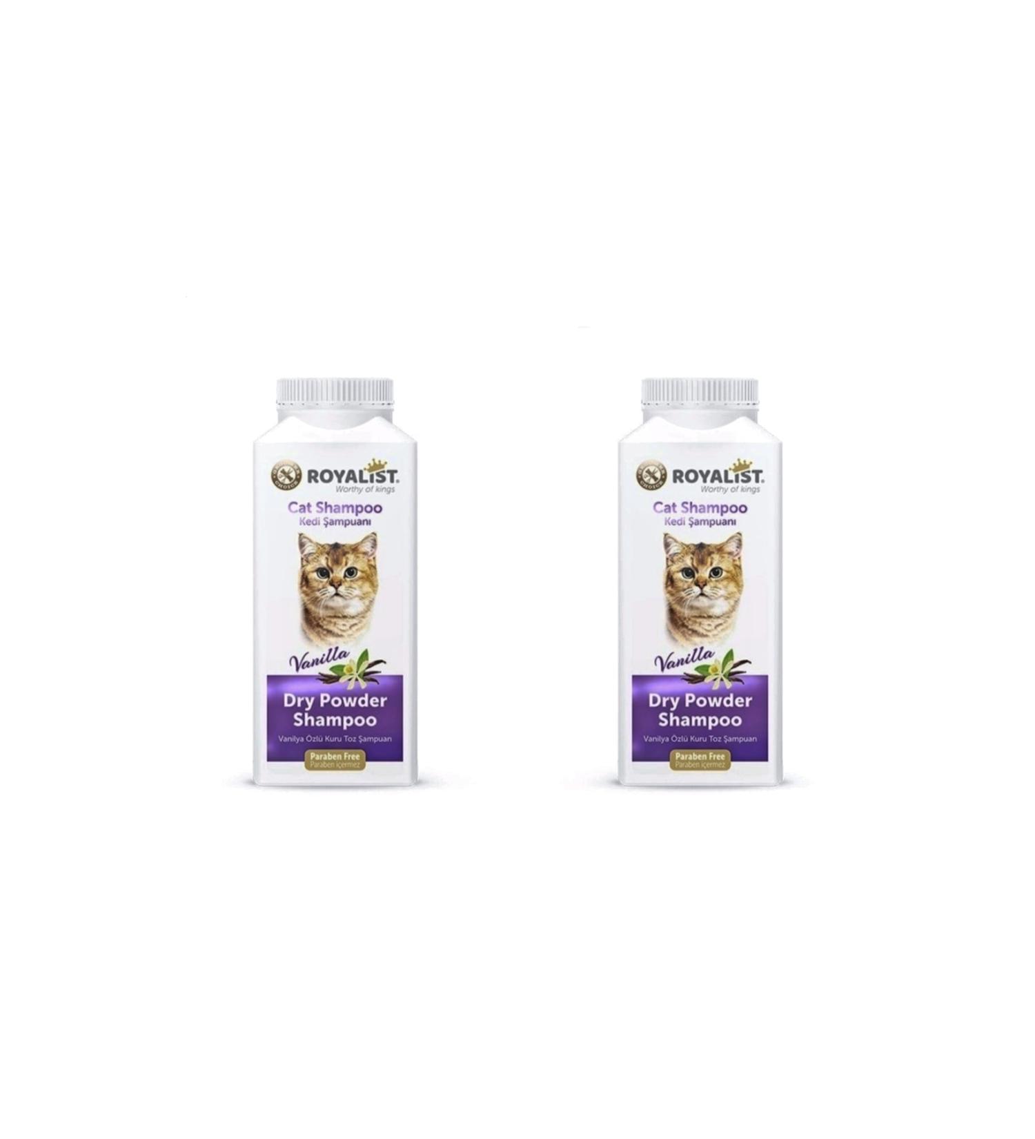 Royalist Paraben-Free Dry Use Cat Shampoo 2 * 150gr