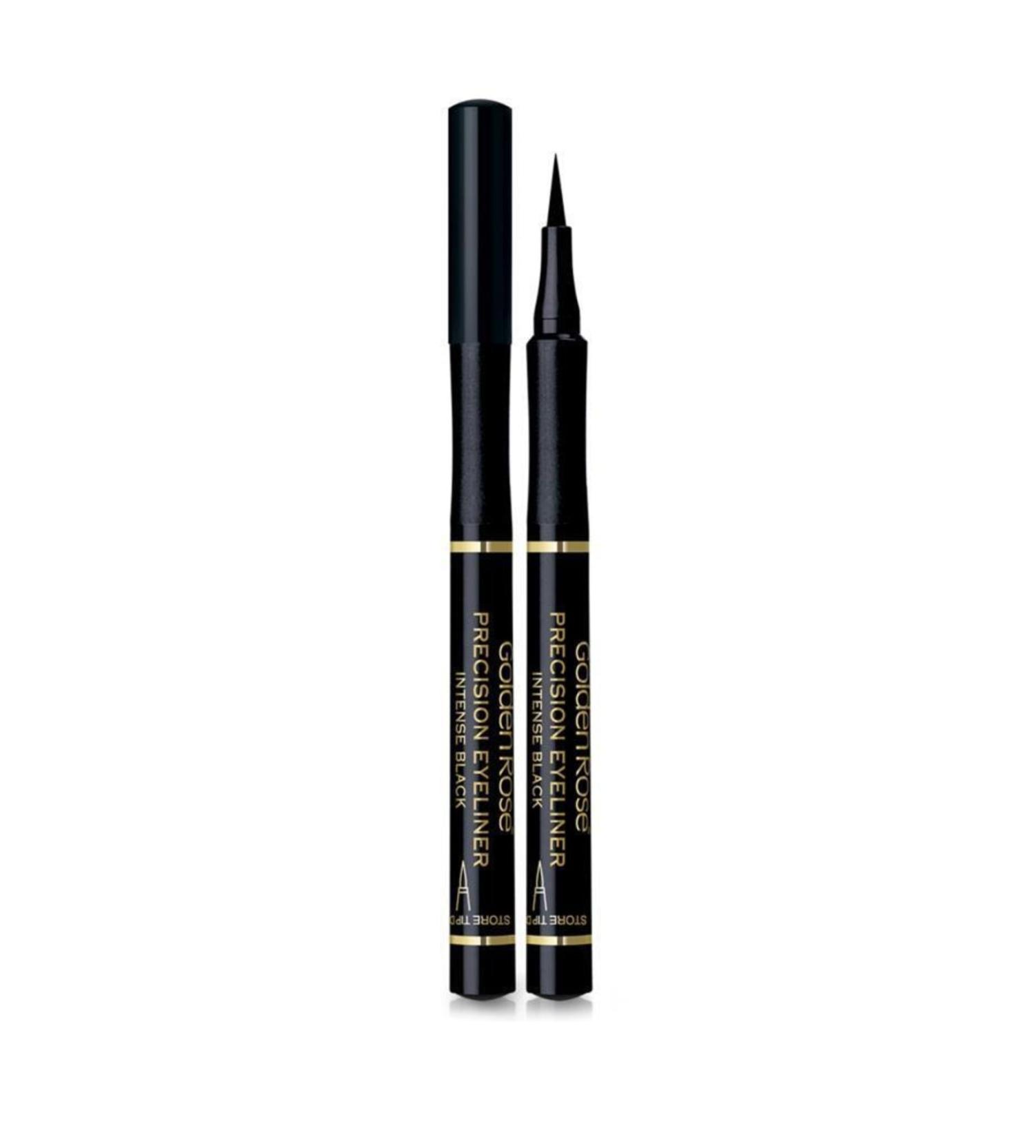 Golden Rose Precision Waterproof Eyeliner Intense Black