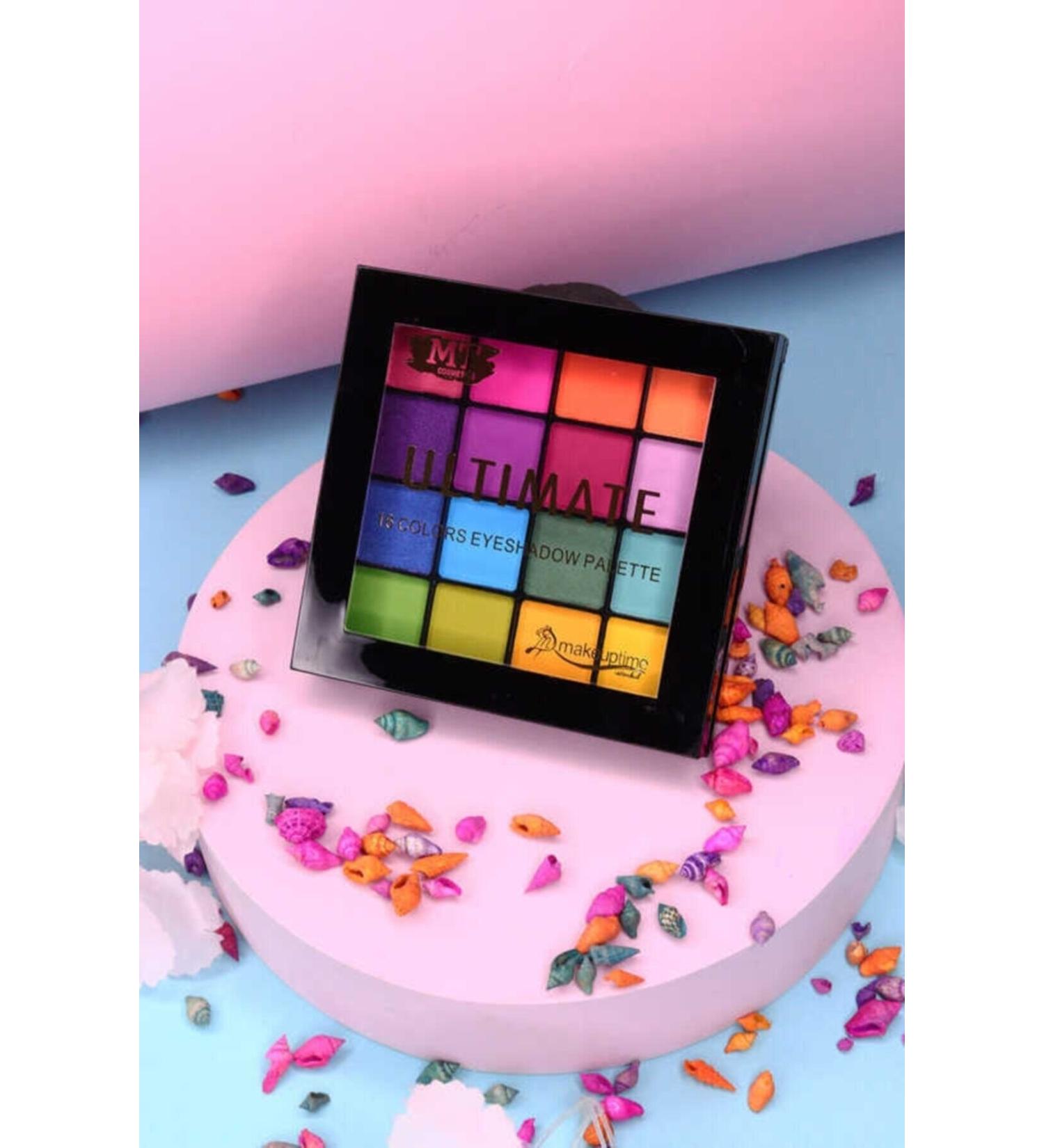 Makeuptime Unicorn Colorful 16-Color Eyeshadow Palette Makeup Time