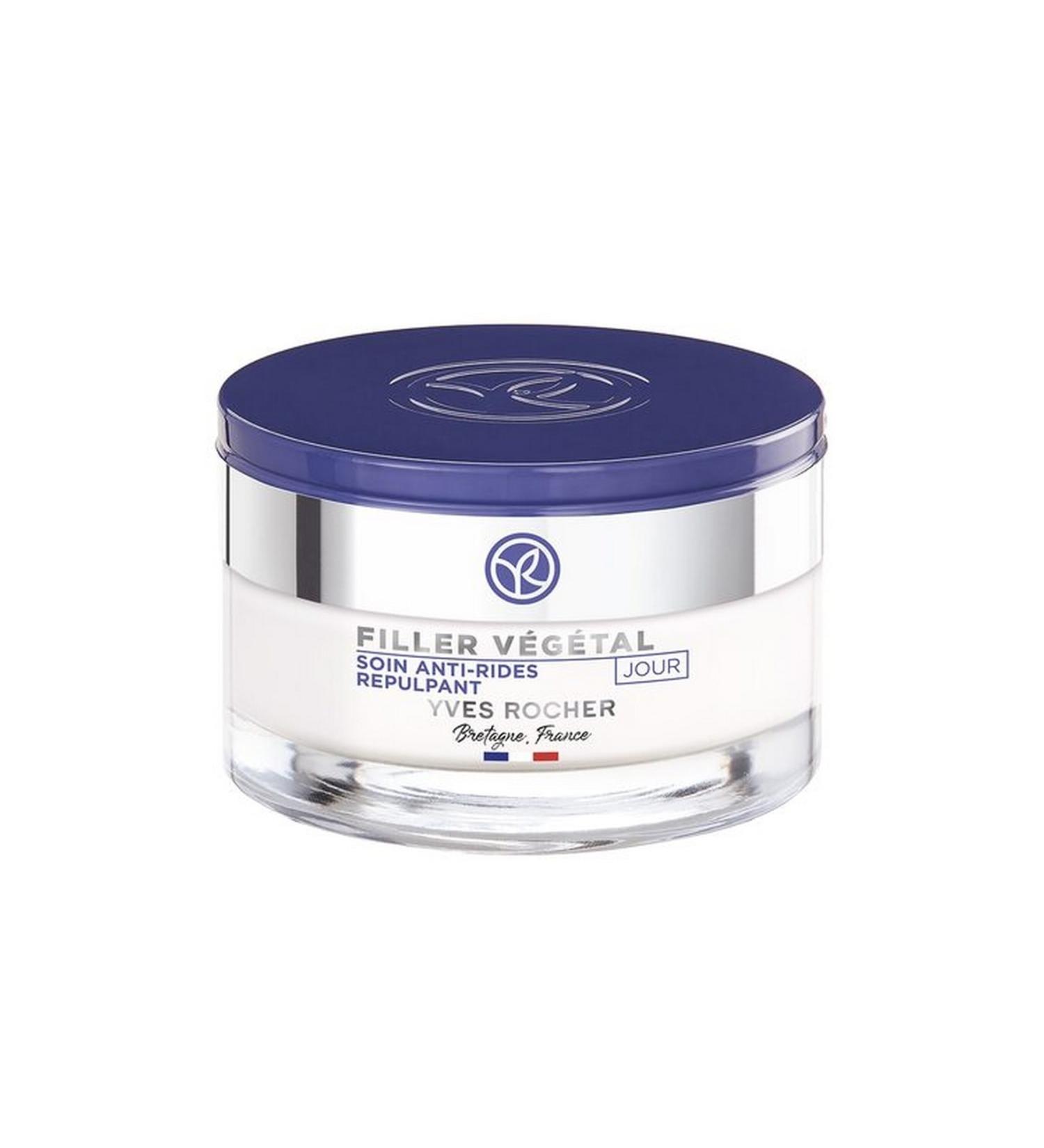 Yves Rocher Filler Vegetal-Hyaluronic Acid Moisturizing Anti-Aging Plumping Face Cream 50ml - Buy Online on GoSupps.com