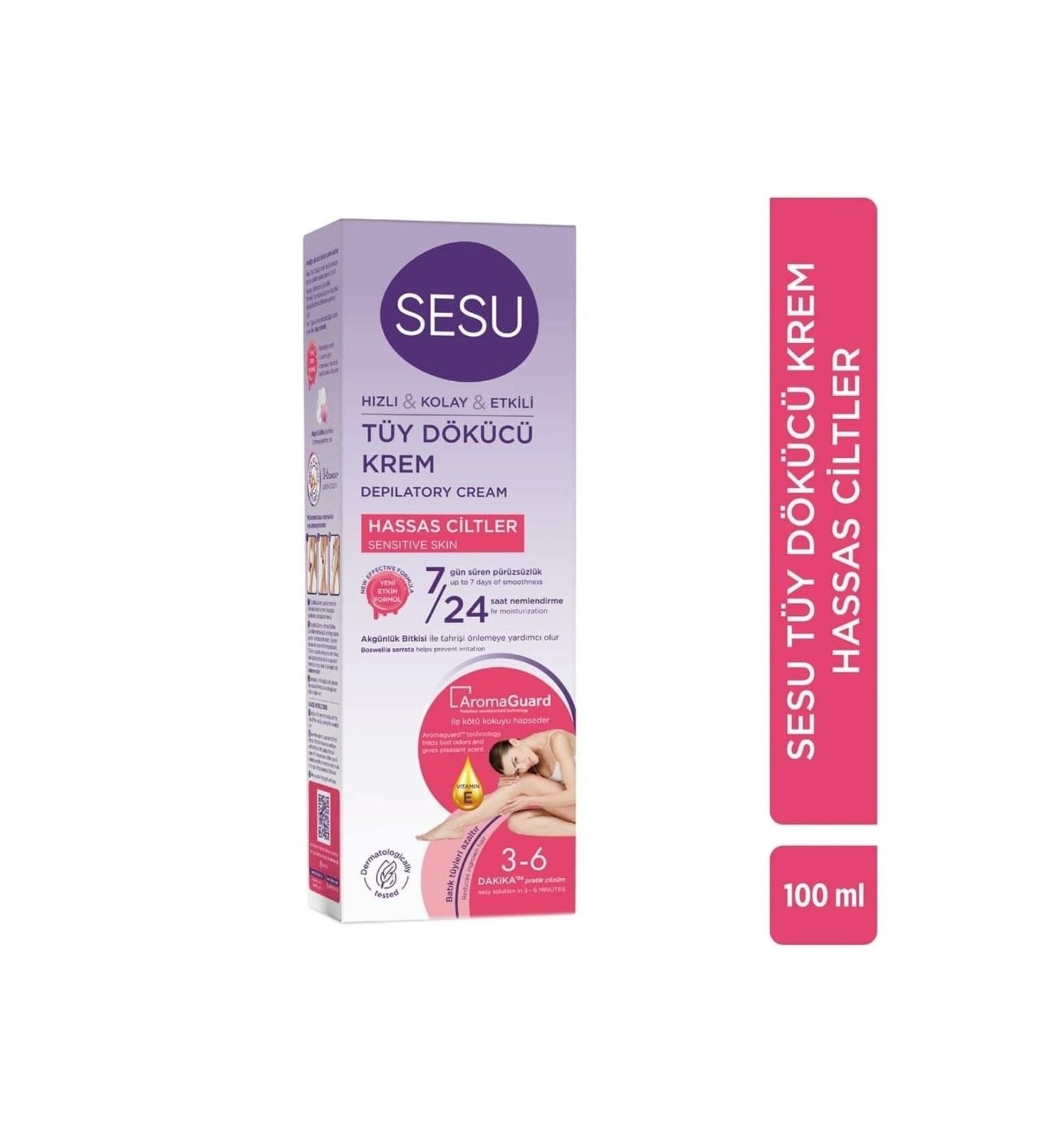 Sesu Super Hair Removal Cream for Fine Hair 100 ml