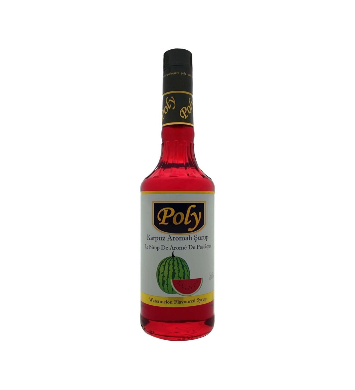 Poly Watermelon Flavored Cocktail Syrup 750 Ml