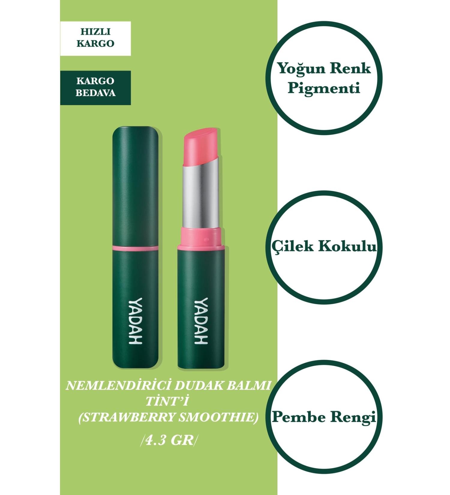 YADAH Tinted Lip Moisturizer 03 Strawberry Smoothie-4.3g