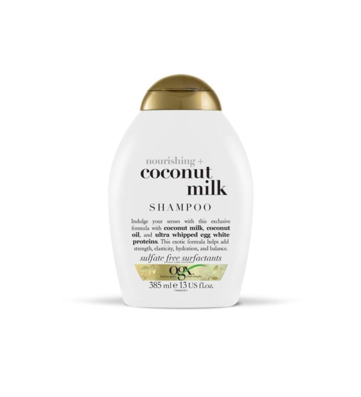 OGX Nourishing and Strengthening Coconut Milk Shampoo 385 Ml . naturalness1403