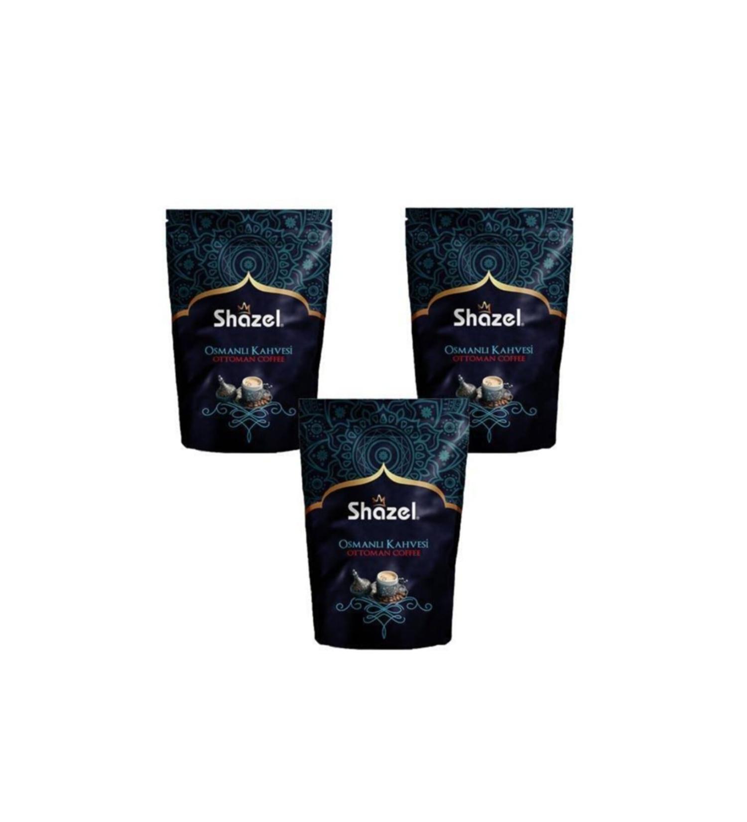 Shazel Ottoman Dibek Coffee 200 gr X 3 Pieces