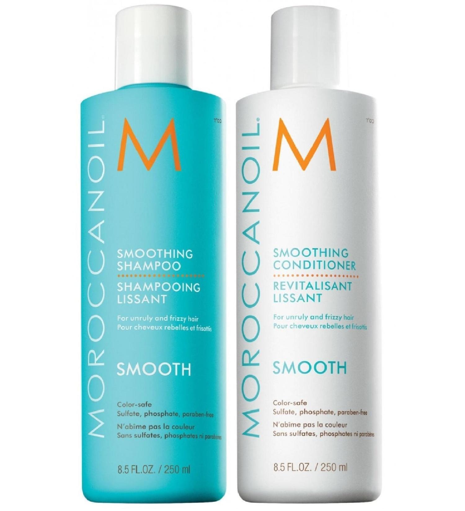 Moroccanoil Smoothing Soothing Shampoo 250ml + Cream 250ml Set of 2