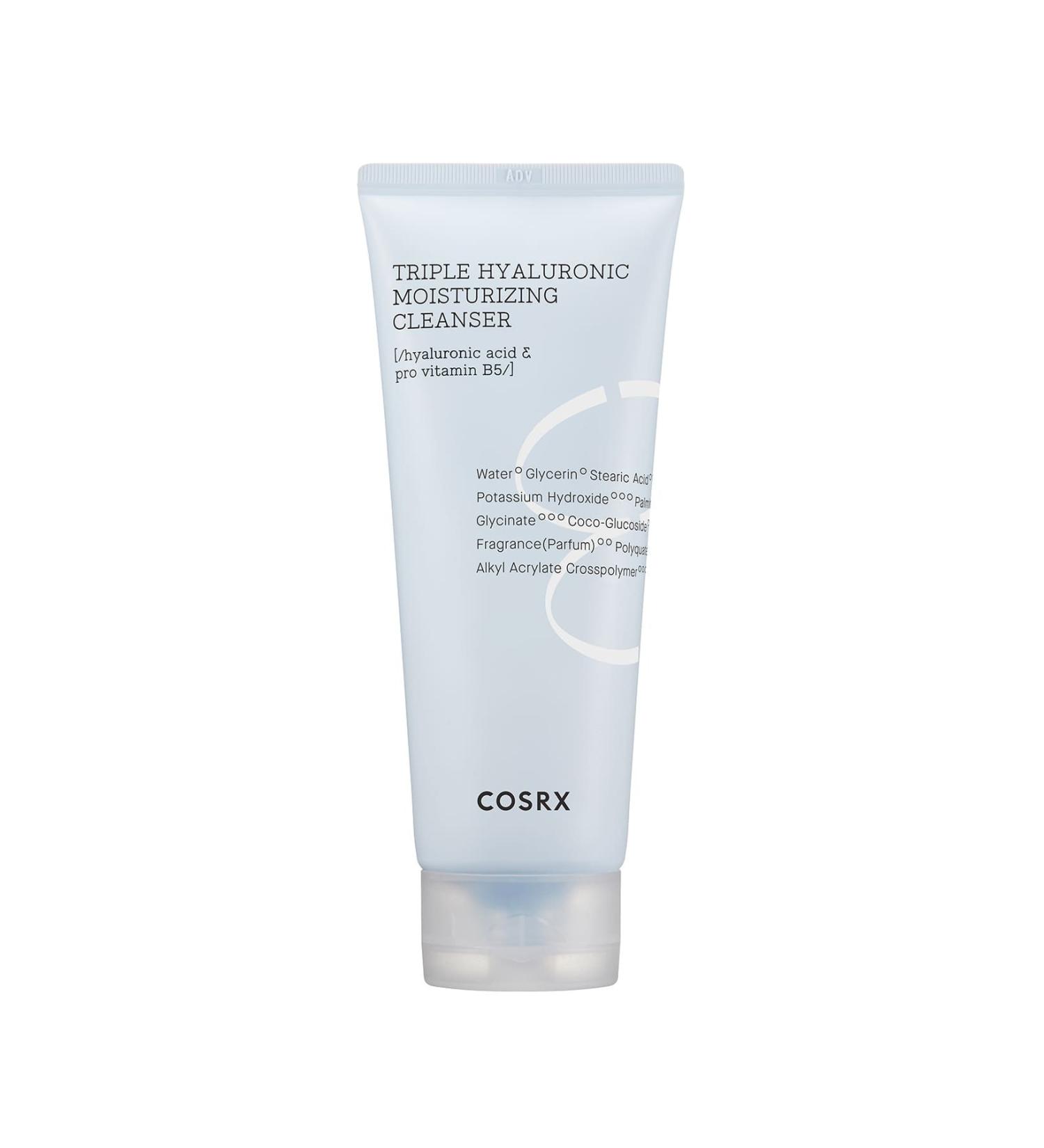 Cosrx Hydrium Triple Hyaluronic Moisture Cleanser - Hydrating Hyaluronic Acid Cleanser