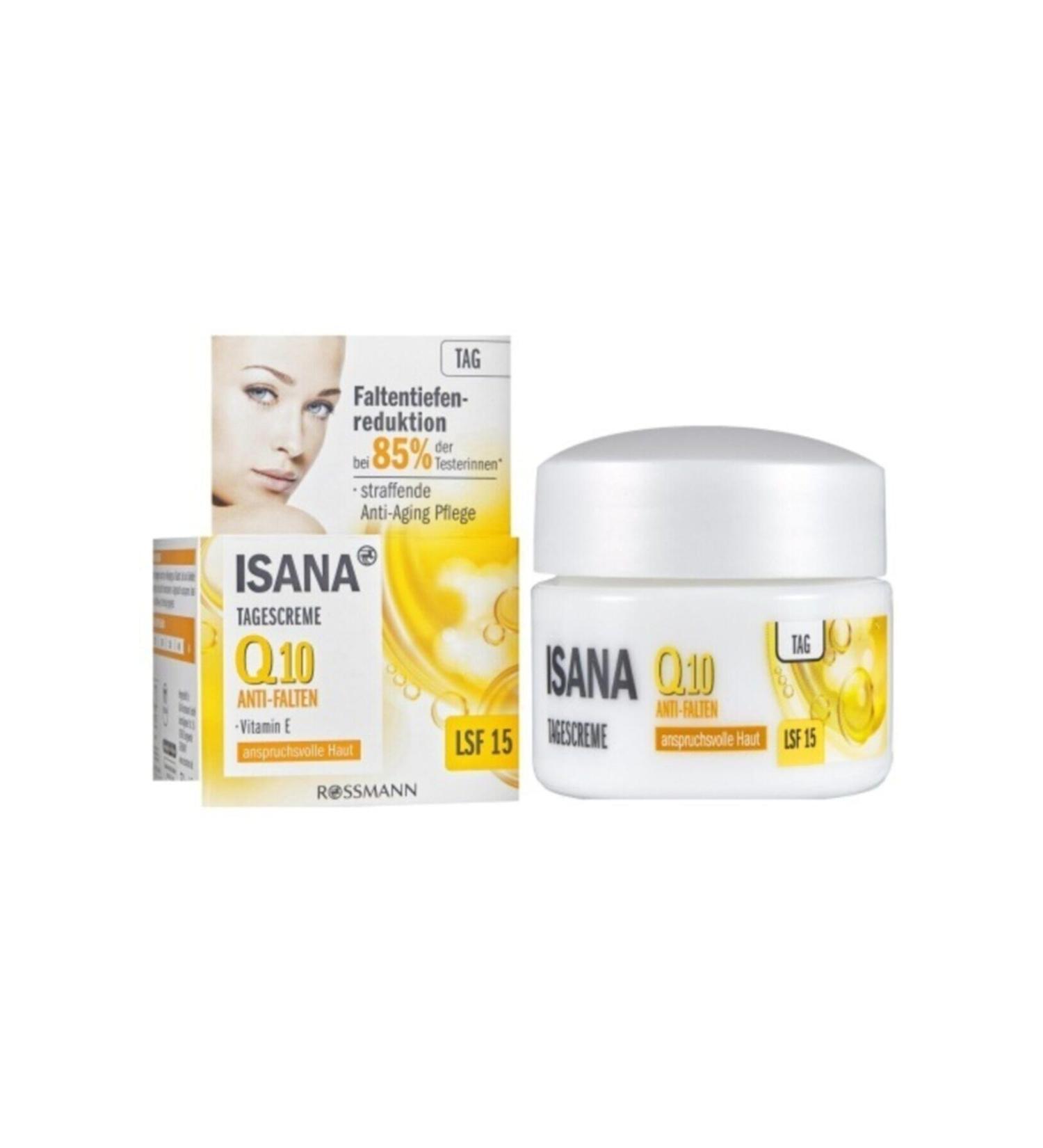 ISANA Q10 Day Cream Anti-Wrinkle-spf15 50 ml -