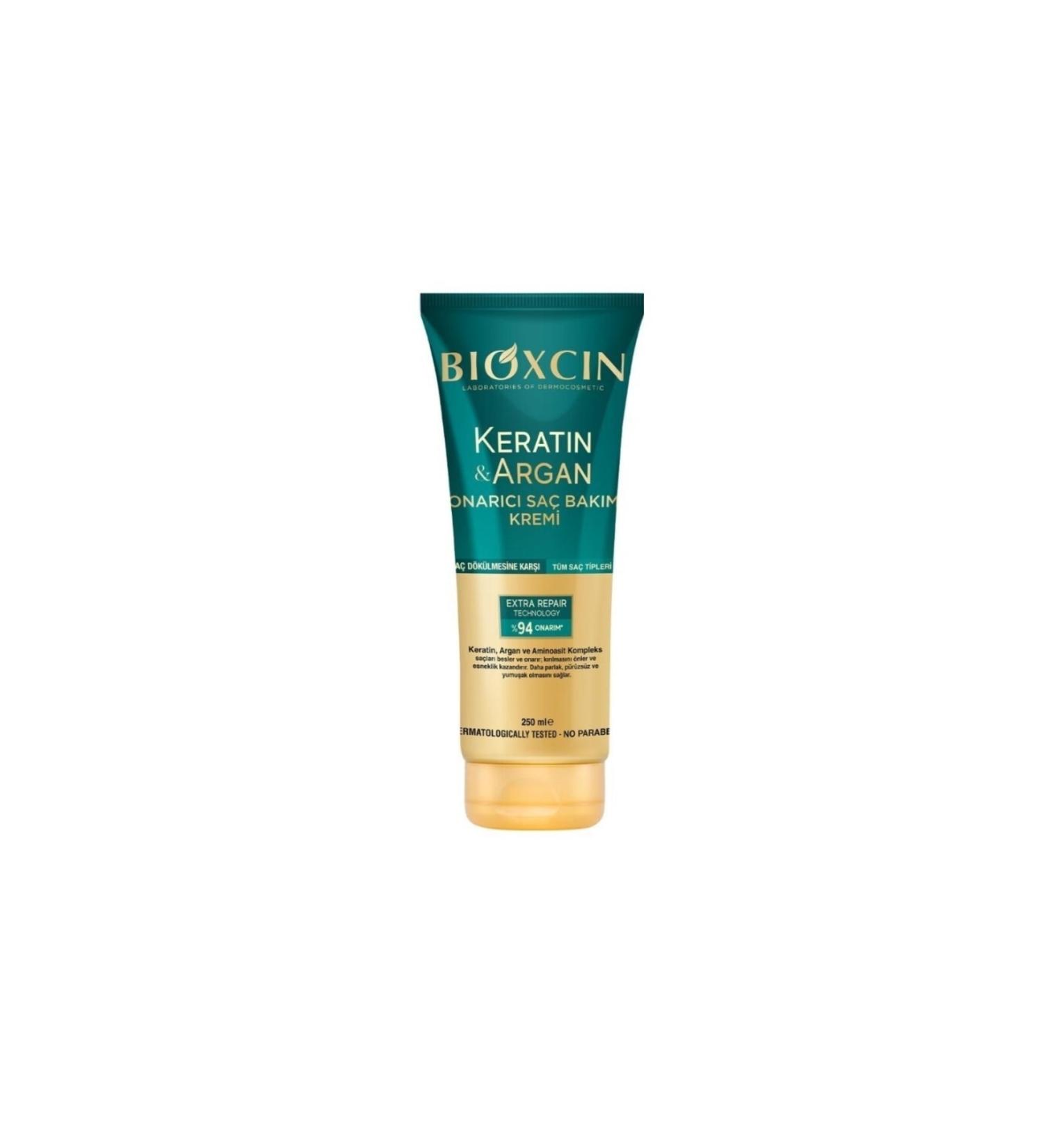 Bioxcin Keratin and Argan Repairing Hair Care Cream 250 Ml