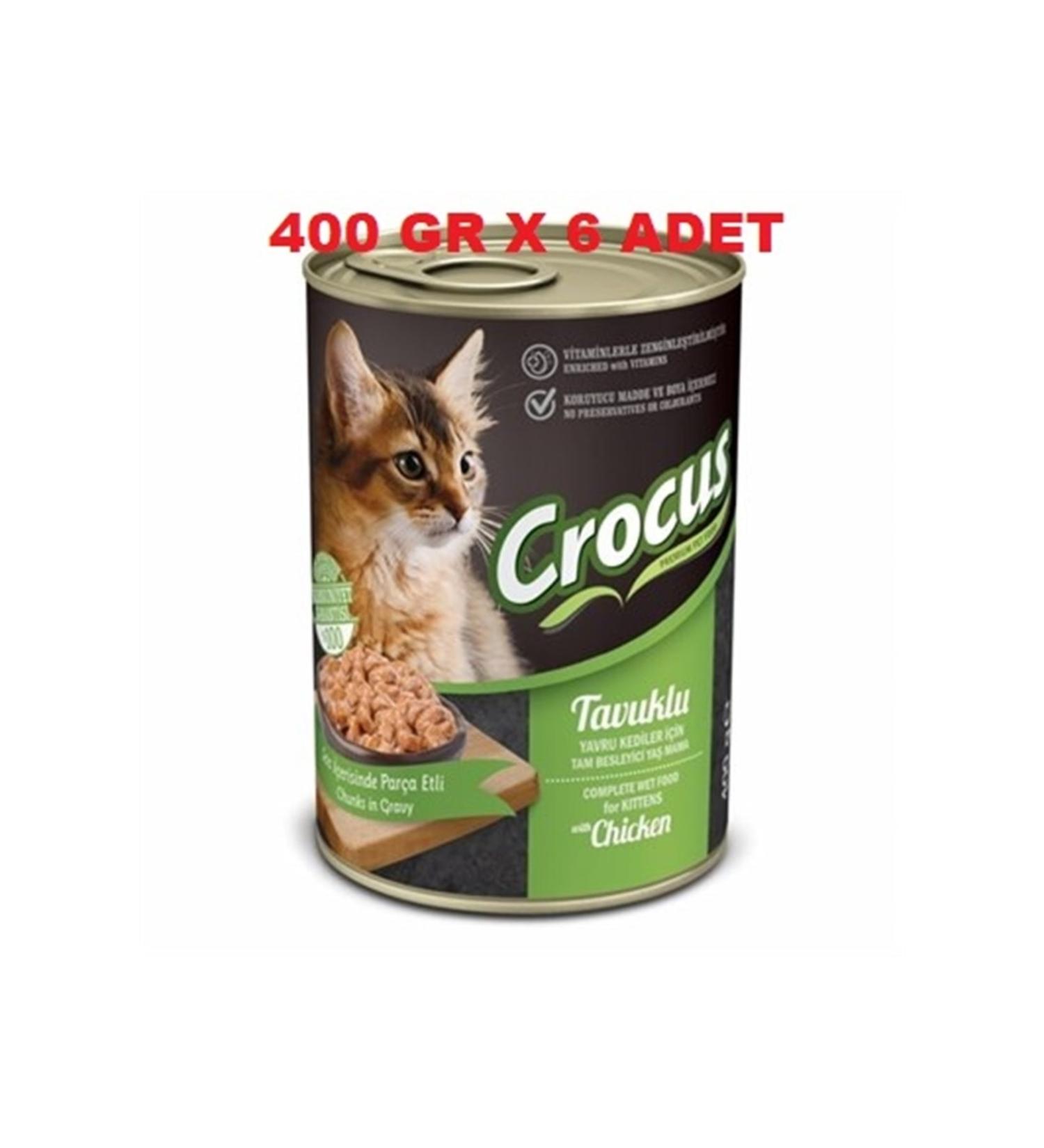 Crocus Young Cat Chicken Wet Food 400g X 6